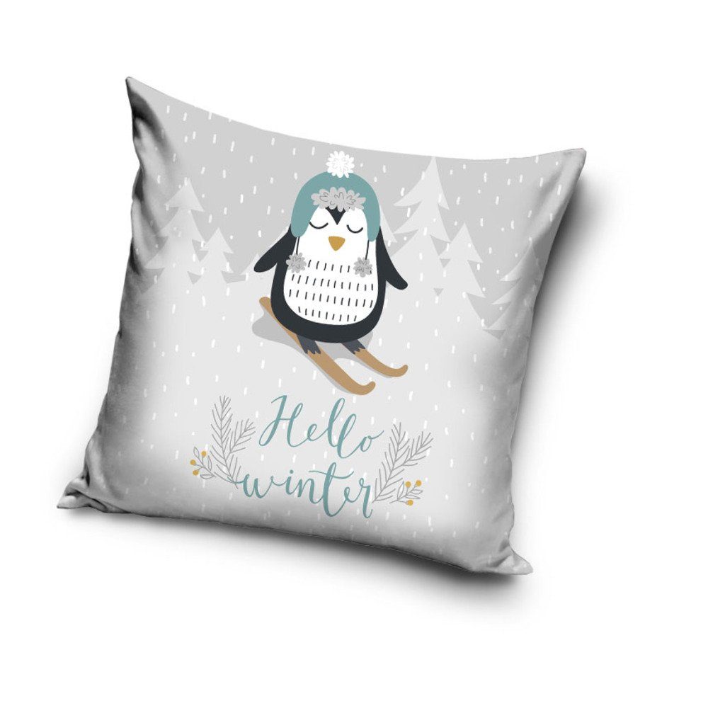 Carbotex Dekokissen Weihnachtskissen Xmas Kissen Dekokissen 40x40 cm
