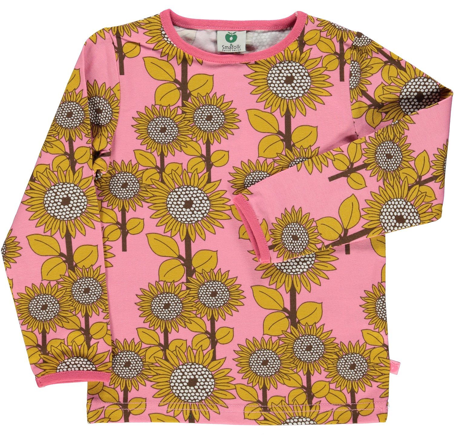 Småfolk Langarmshirt SMAFOLK Langarmshirt Longsleeve mit allover Sonnenblumen Print