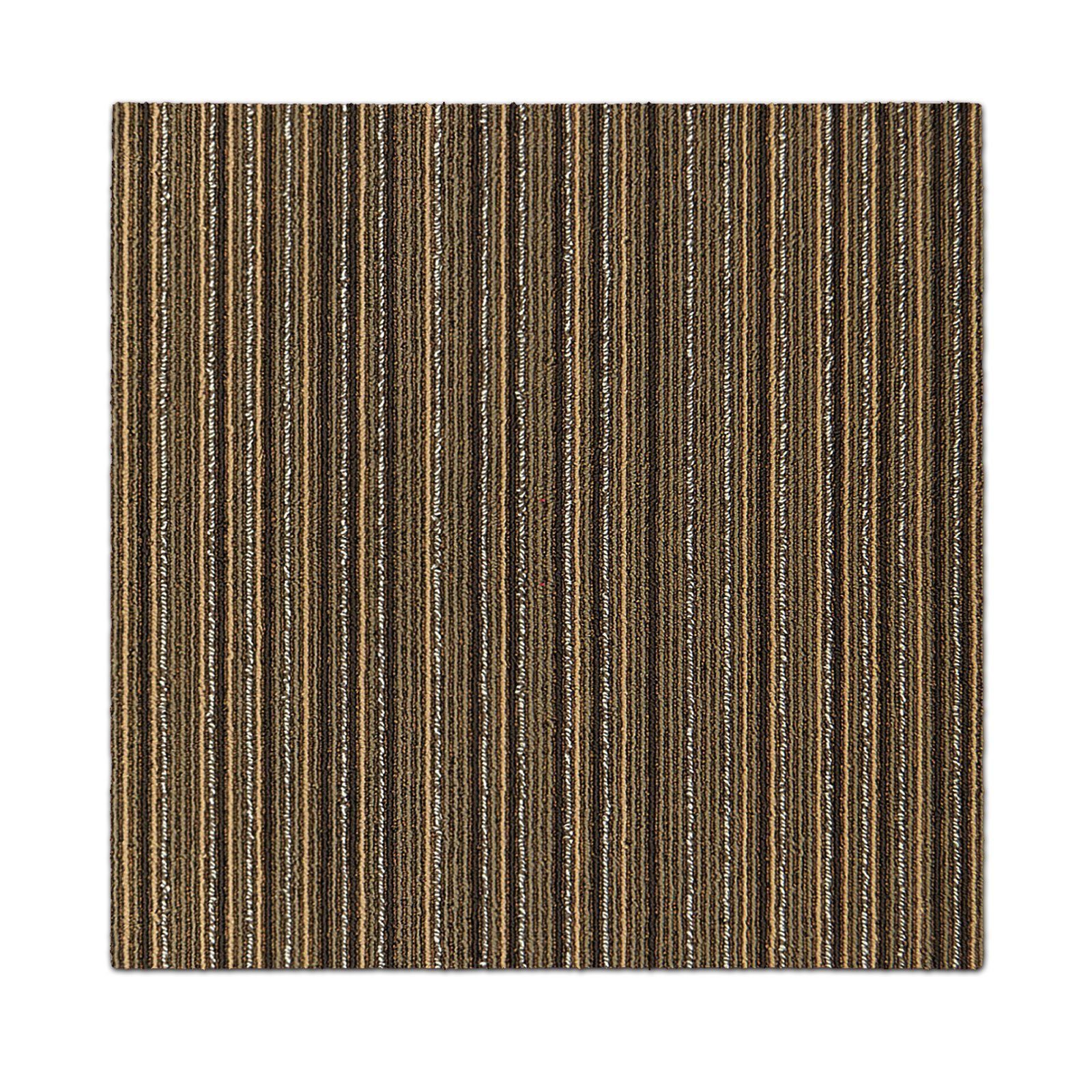 casa pura Teppichfliese Venice, Bodenschutz, Erhältlich in 3 Farben, 50 x 50 cm, Quadratisch, Höhe: 6 mm, Selbstliegend