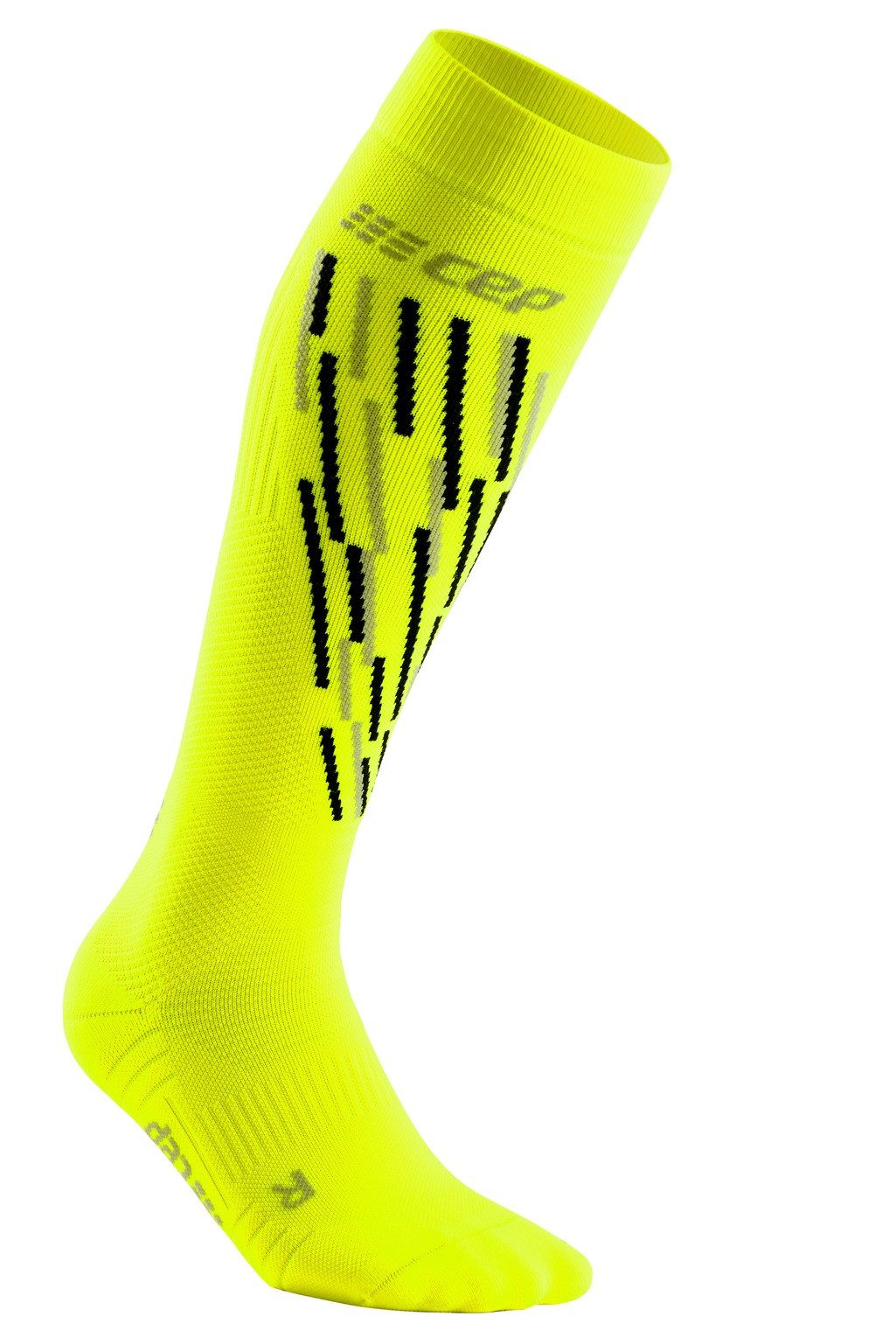 Skisocken CEP ski thermo socks*, men FLASH YELLOW/BLACK
