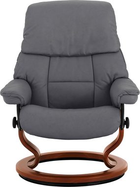 Stressless® Relaxsessel Ruby (Set), mit Classic Base, Größe L, Gestell Eiche, Wenge, Braun & Schwarz