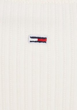 Tommy Jeans Jerseykleid mit Logodrucken, Rüschenkantel, Sommerkleid, Trendy