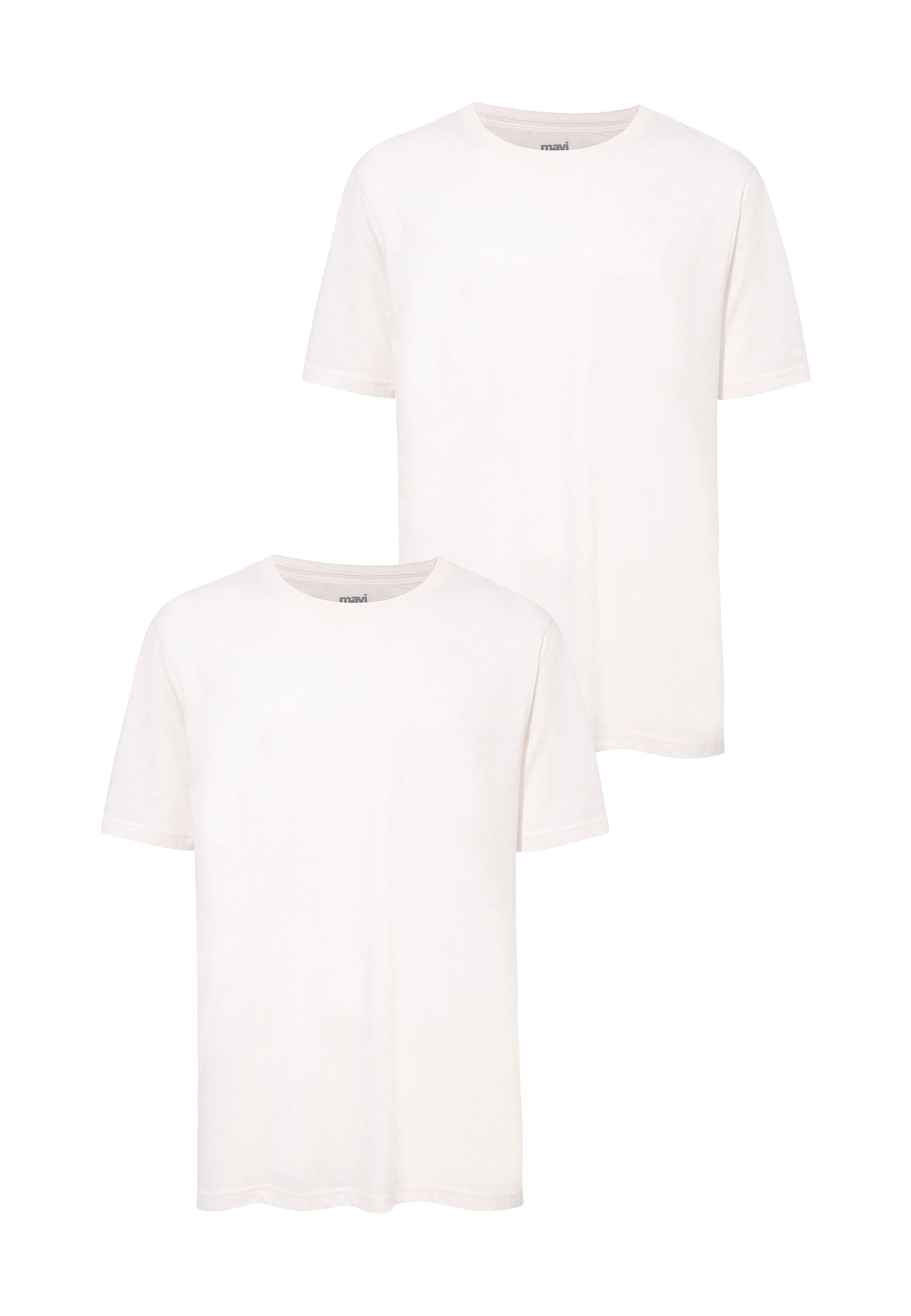 Mavi T-Shirt 2er-SET Kurzarm mit Rundhalsausschnitt und Logo (2-tlg) 2er-SET CREW NECK TEE. Reduzierter Preis € 35,91. Unverbindliche Preisempfehlung € 39,90, (€ 17,96 pro 1 Stk)