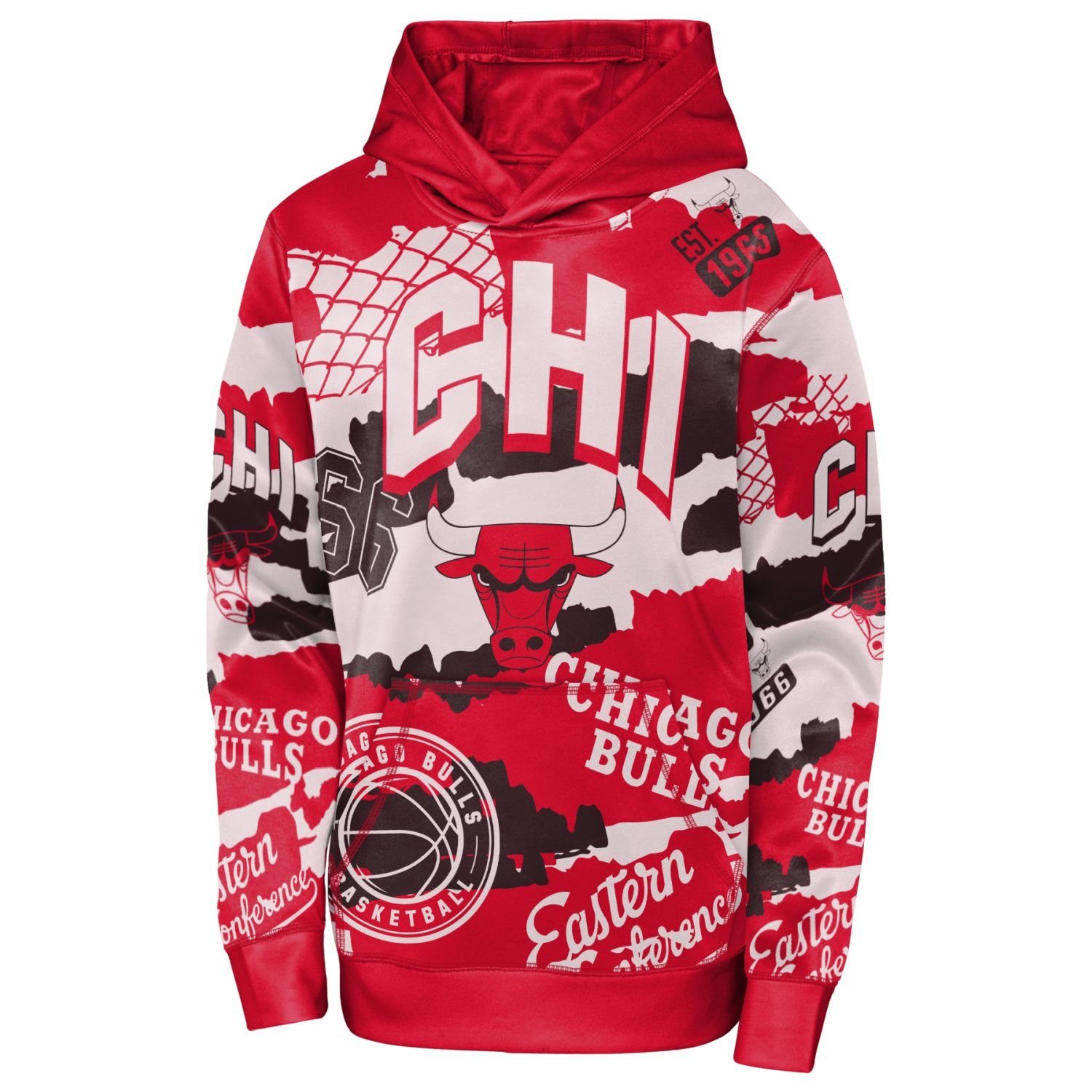 THE NBA Bulls Sublimated LIMIT Kapuzenpullover Outerstuff Chicago