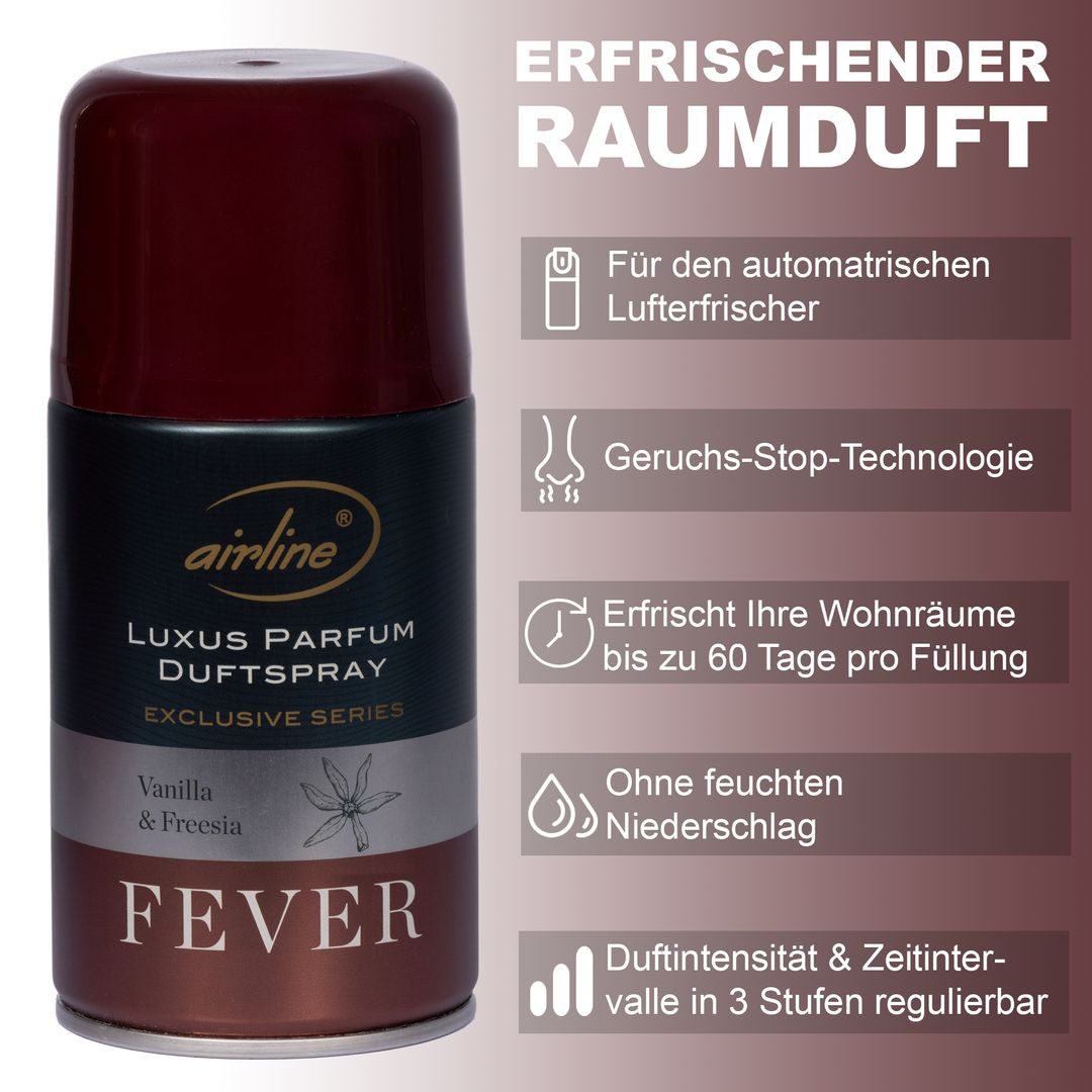 laro Raumduft Fever automatisch Raumduftspray Vorteilspaket Nachfüller (3-St)