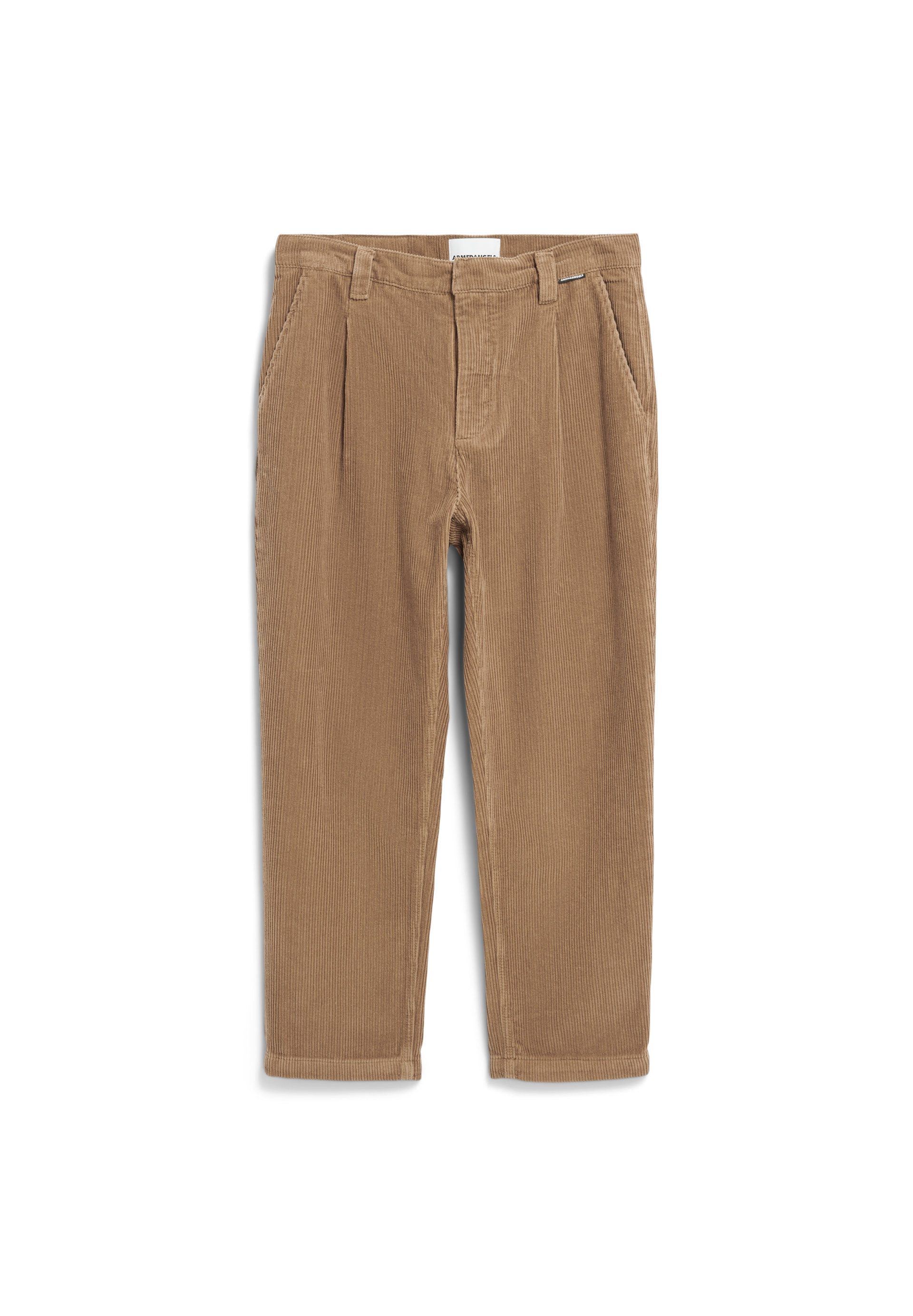 Armedangels Stoffhose ARAANIO Webhose aus Bio-Baumwoll Mix (Mid waist, Straight Fit)