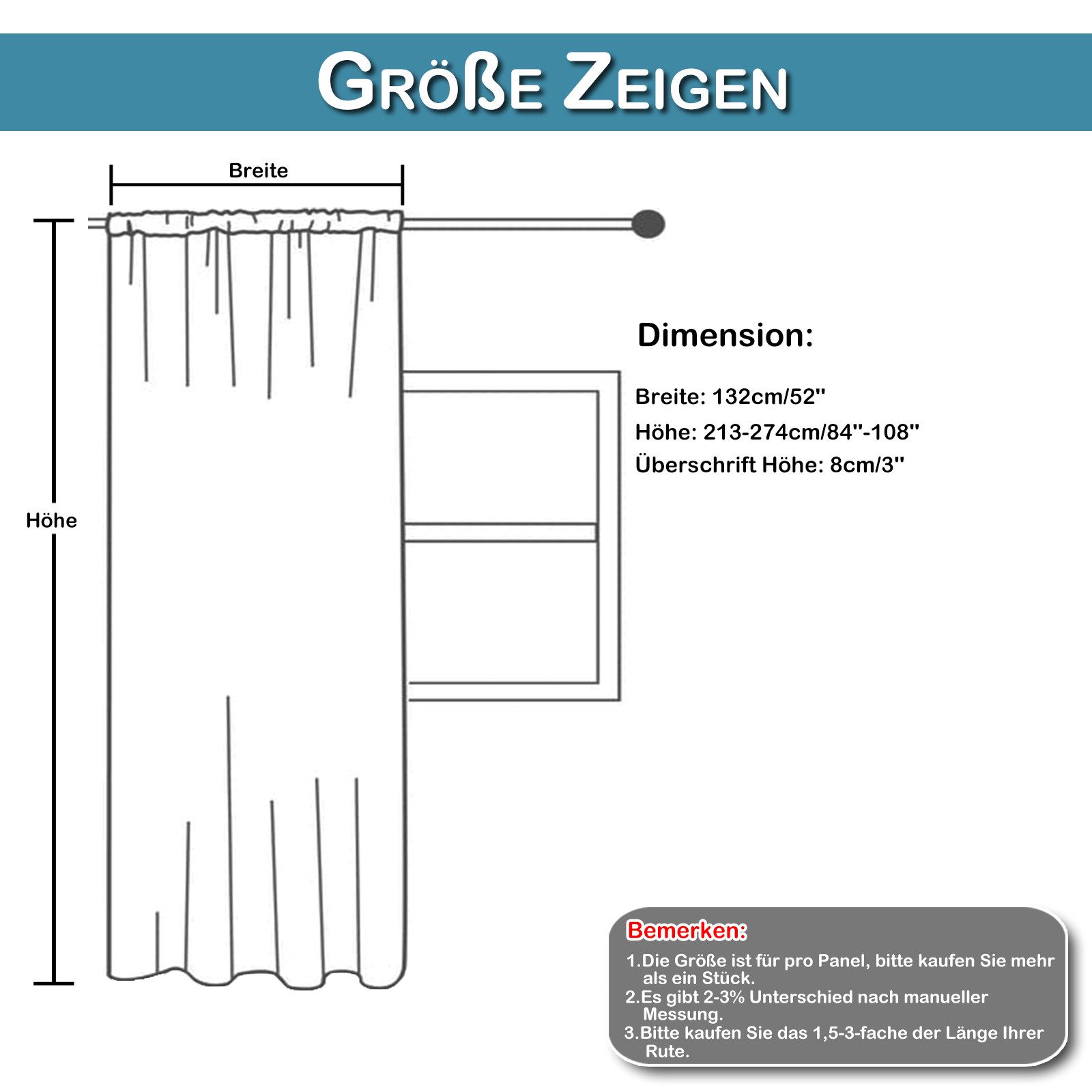 BTTO V&G Gardine Rüschen Fenstervorhang,Boho Gardinen günstig online kaufen