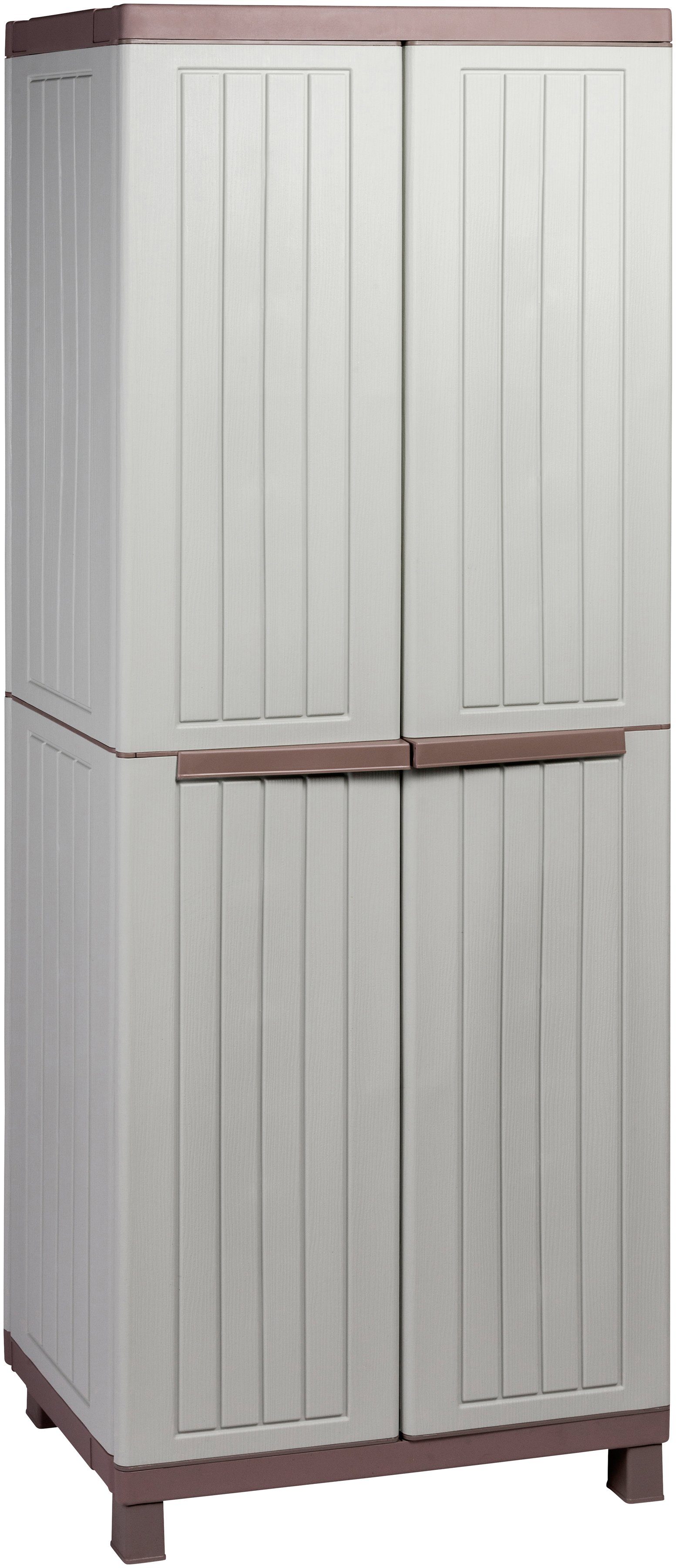 Kreher Spind B/T/H: 68x39x170 cm, Holz-ähnliche Struktur, mit Freifach