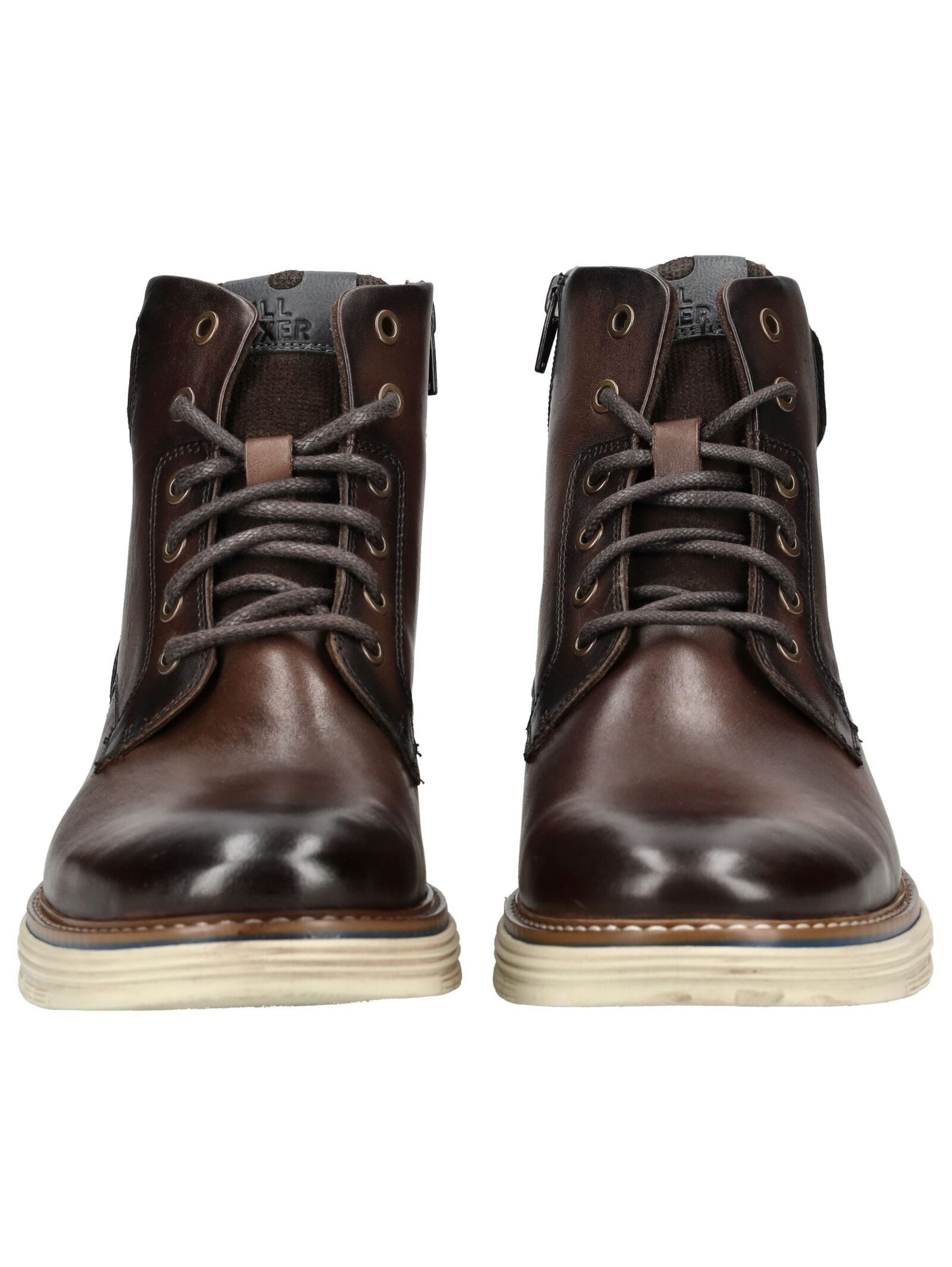 Bullboxer Stiefelette Leder/Textil . Schnürstiefelette