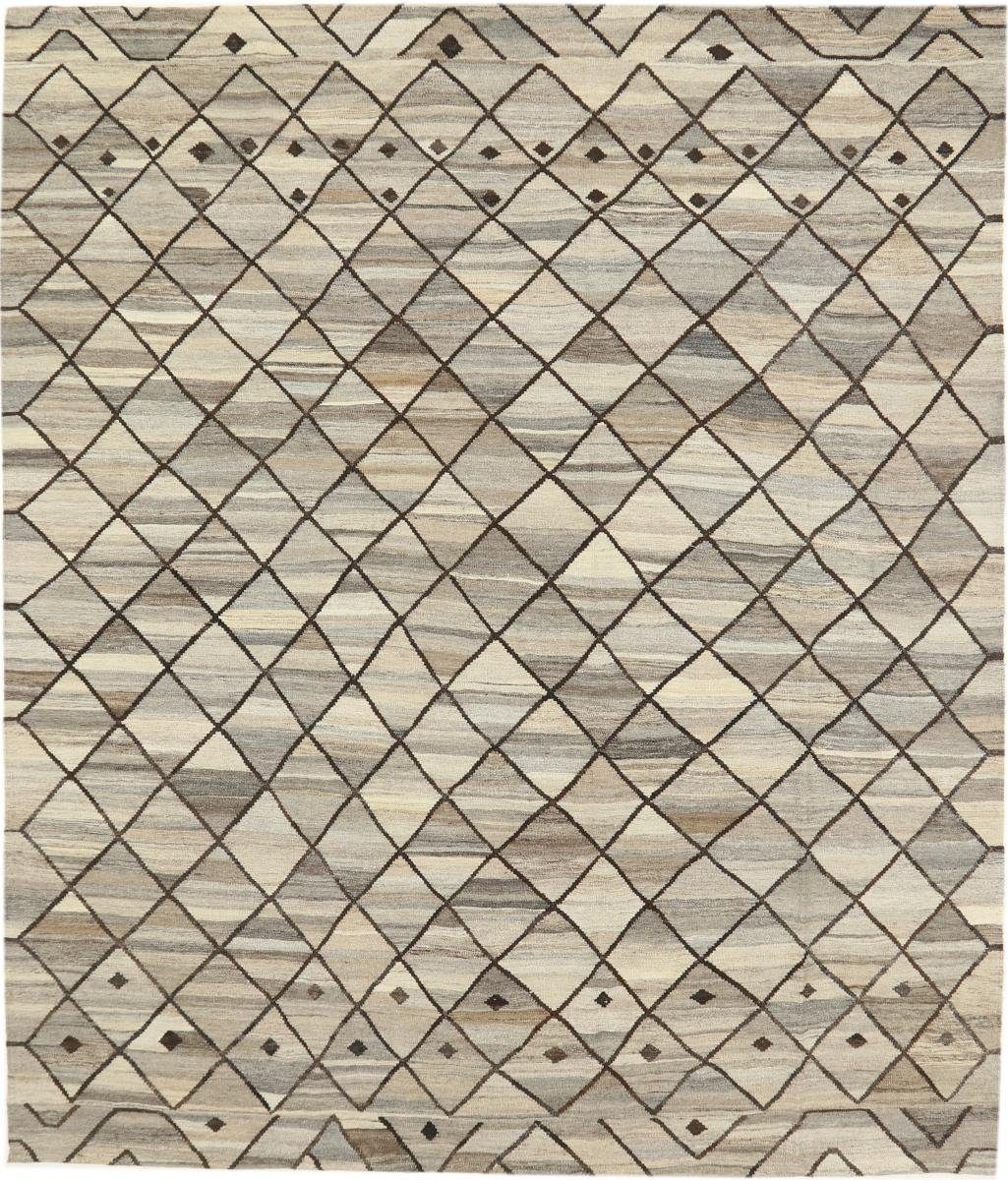 Orientteppich Kelim Berber Design 260x298 Handgewebter Moderner Orientteppich, Nain Trading, rechteckig, Höhe: 3 mm | Kurzflor-Teppiche