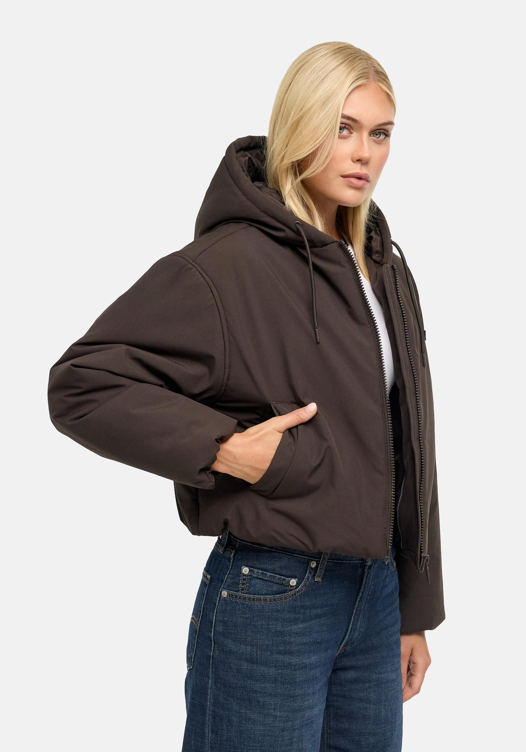Navahoo Winterjacke Biscuitaa 14 Kurze warme Damenjacke