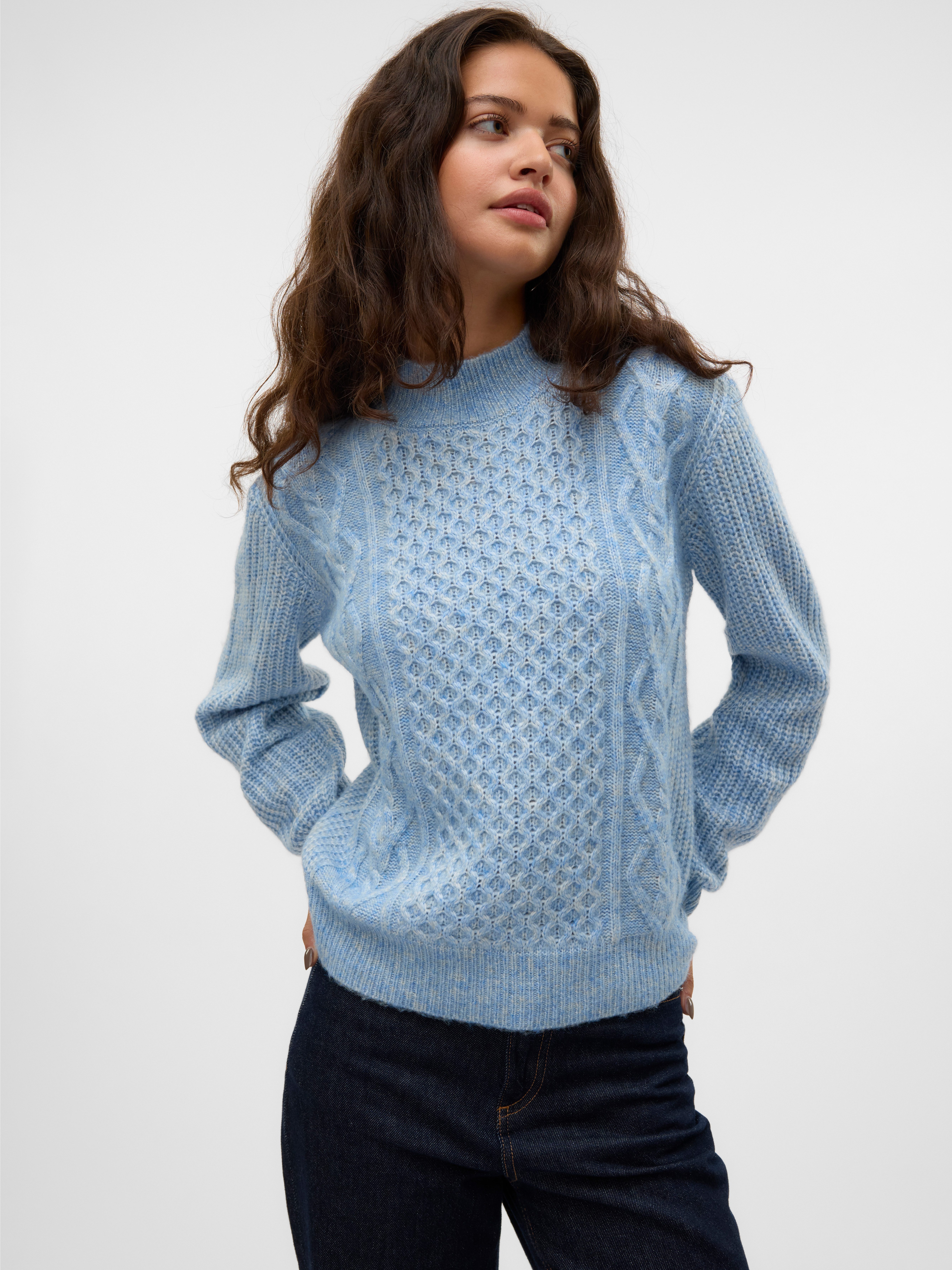 Stehkragenpullover VMUNIVERSE LS HIGHNECK PULLOVER GA BF