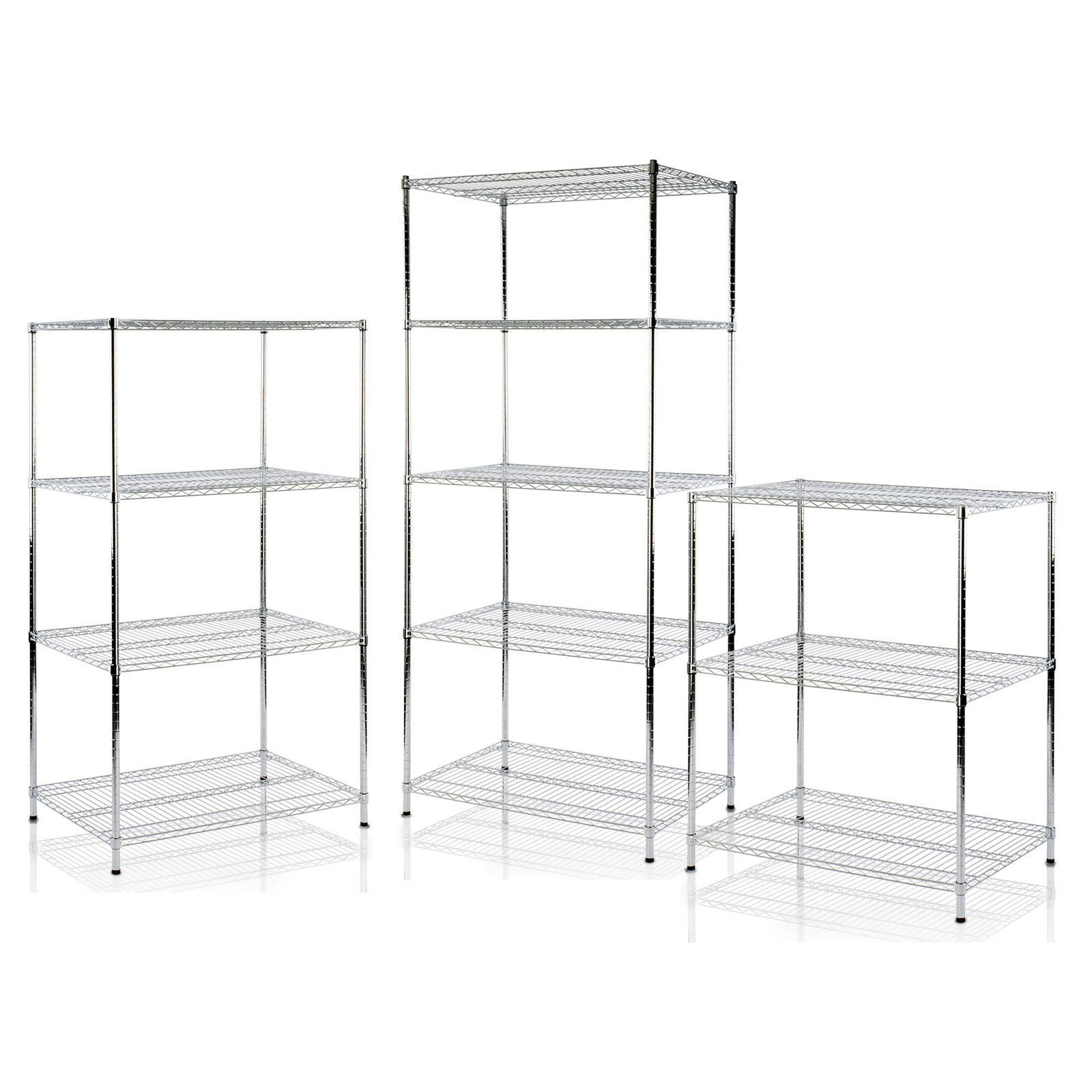casa pura Regal Everest, Gitterregal in 7 Größen, Standregal aus Stahl, 5 B günstig online kaufen
