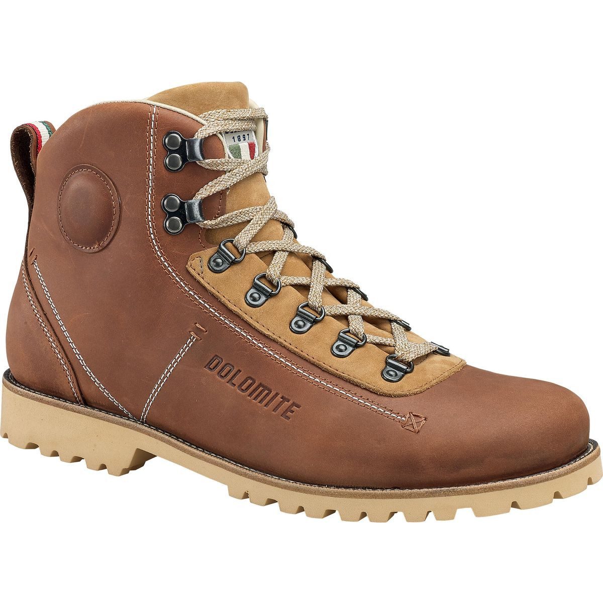 Dolomite Shoe 54 La Classica Lh Hikingschuh Eleganter, italienischer Schuh aus edlem Leder mit VIBRAM® Sohle für