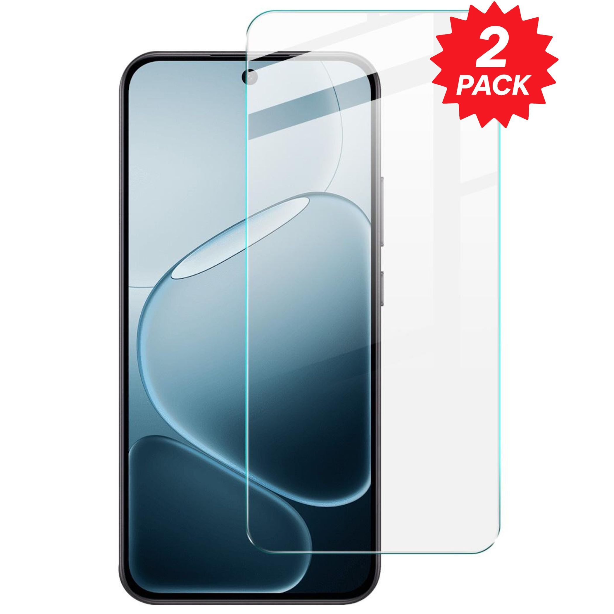 Wigento Handyhülle Für Oppo A6 Pro 5G 2x 2.5D 0.26mm 9H Hart Glas Display Schutzglas, Spar Set 0,26mm 9H 2.5D Hart Glas Folie, hoher Schutz