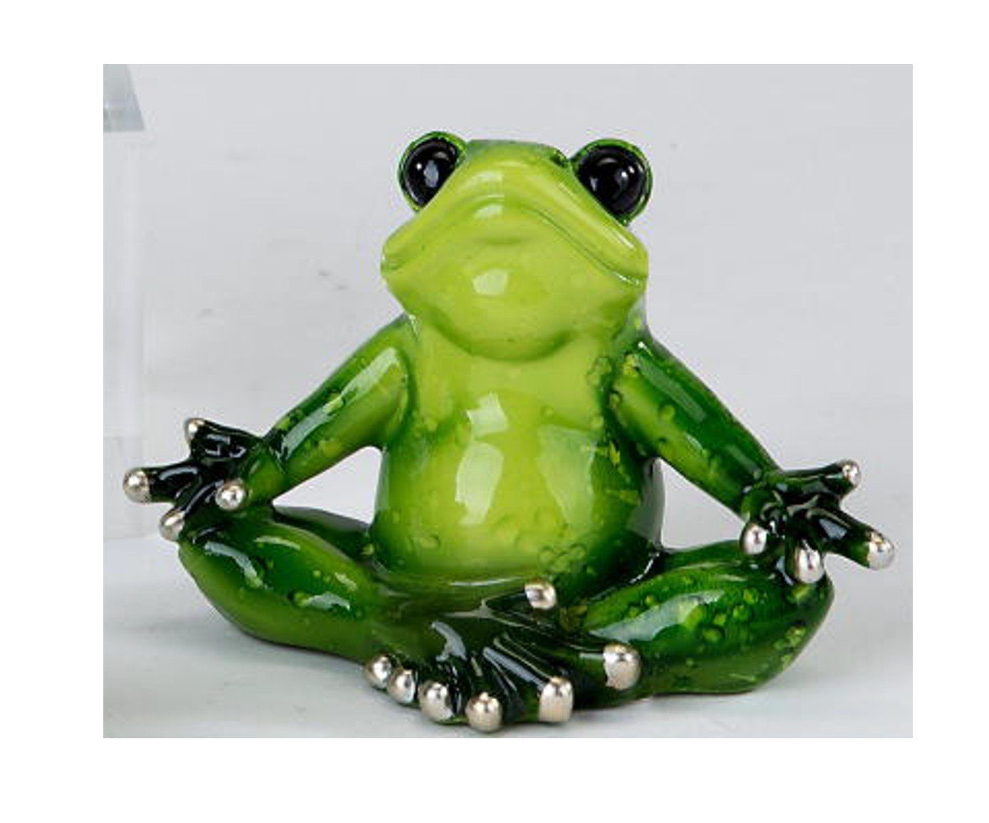 formano Girlanden Dekofigur lustiger Yoga Frosch Meditationshaltung