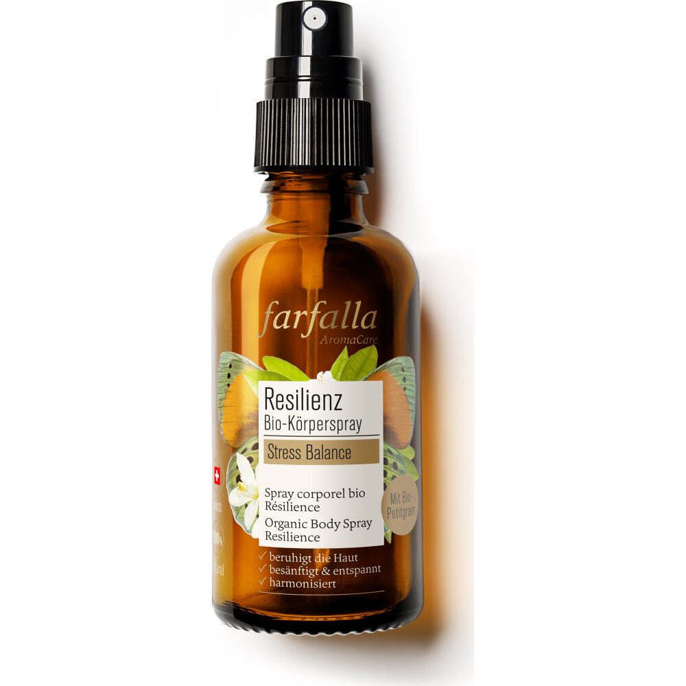 Farfalla Essentials AG Körperspray Resilienz Bio-Körperspray Stress Balance, 50 ml