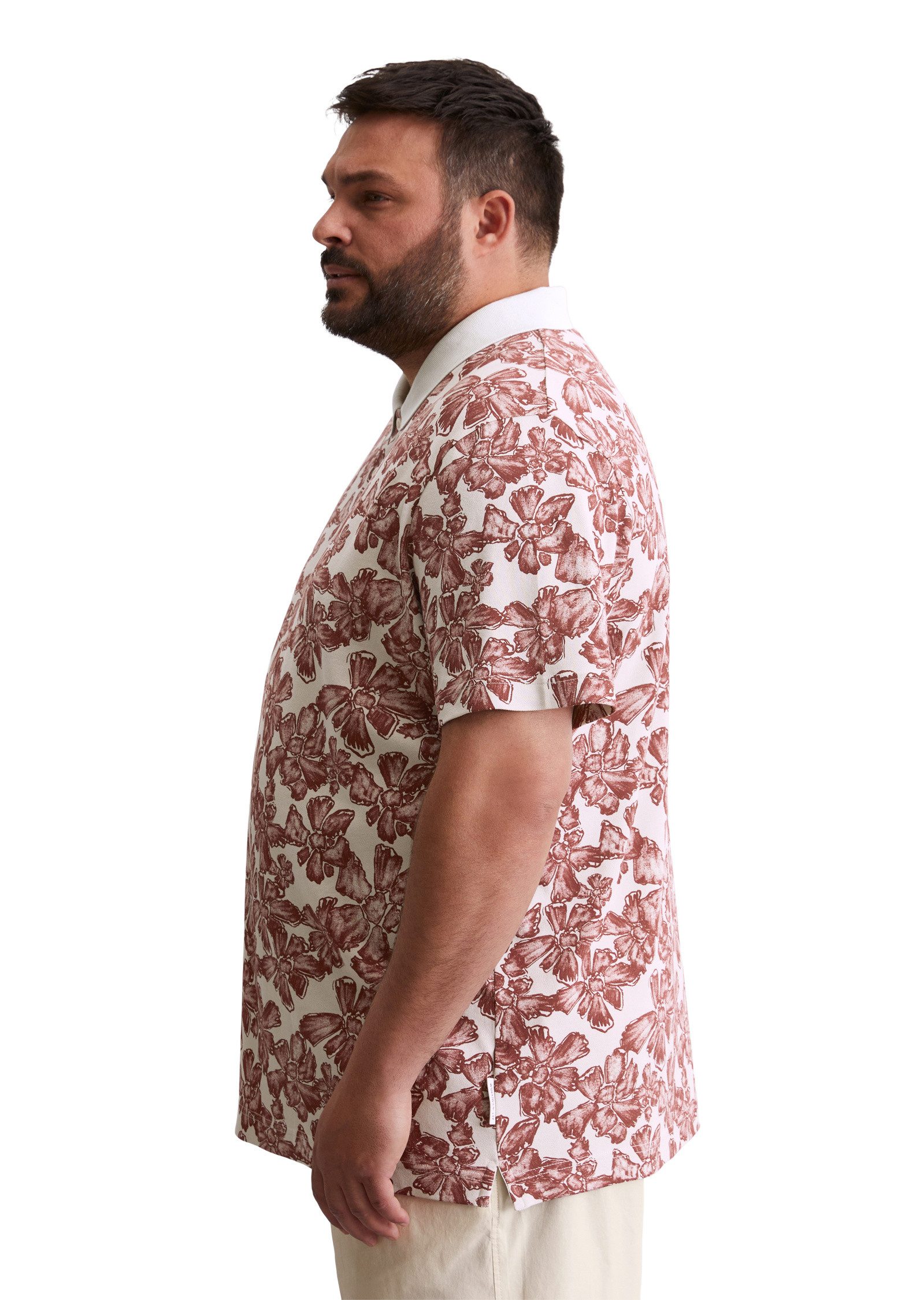 Marc O'Polo Poloshirt aus Bio-Baumwoll-Mix günstig online kaufen