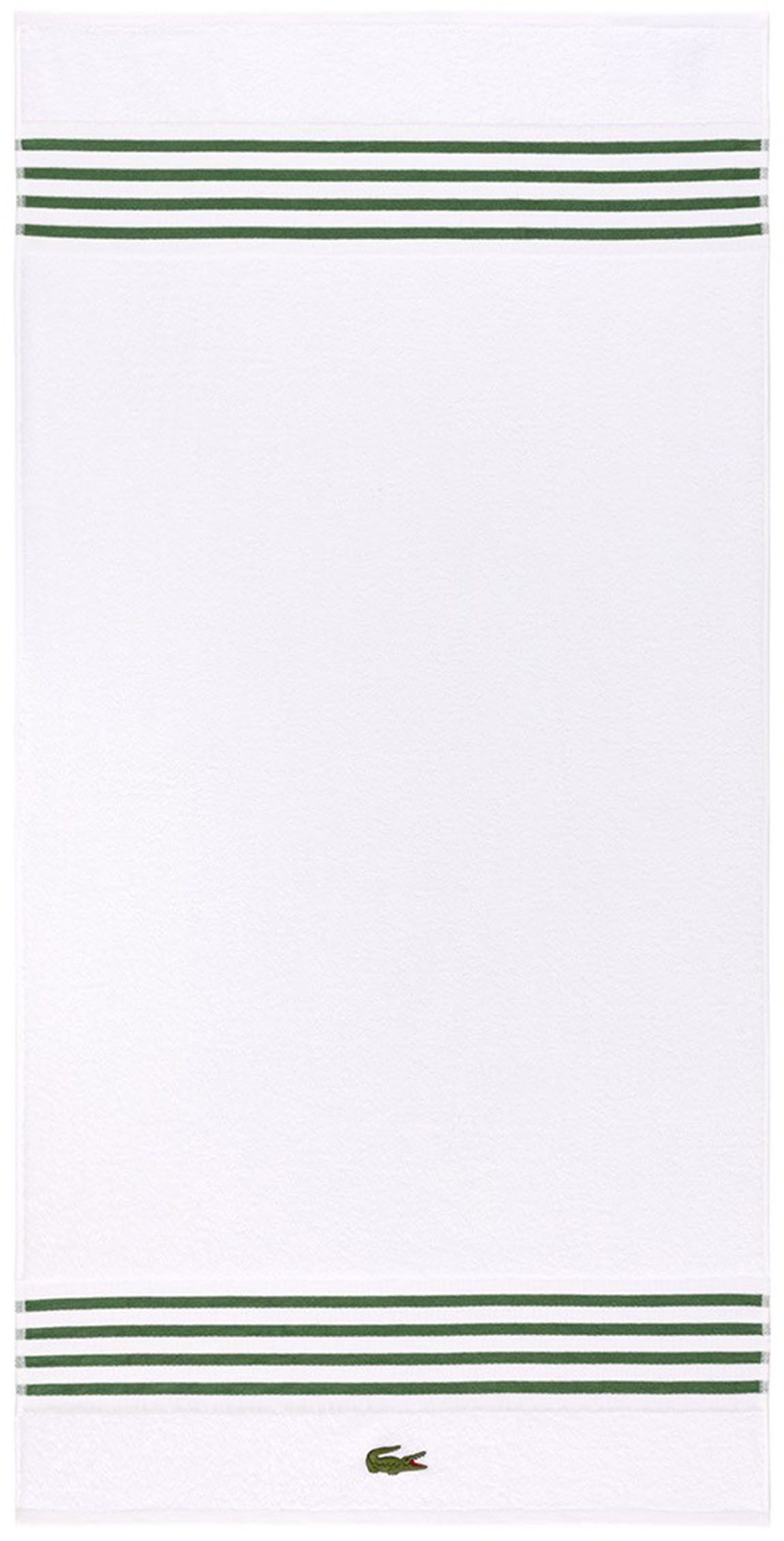 Lacoste Duschtuch LCOURTLI, Frottier (1-St), mit Label-Applikationen