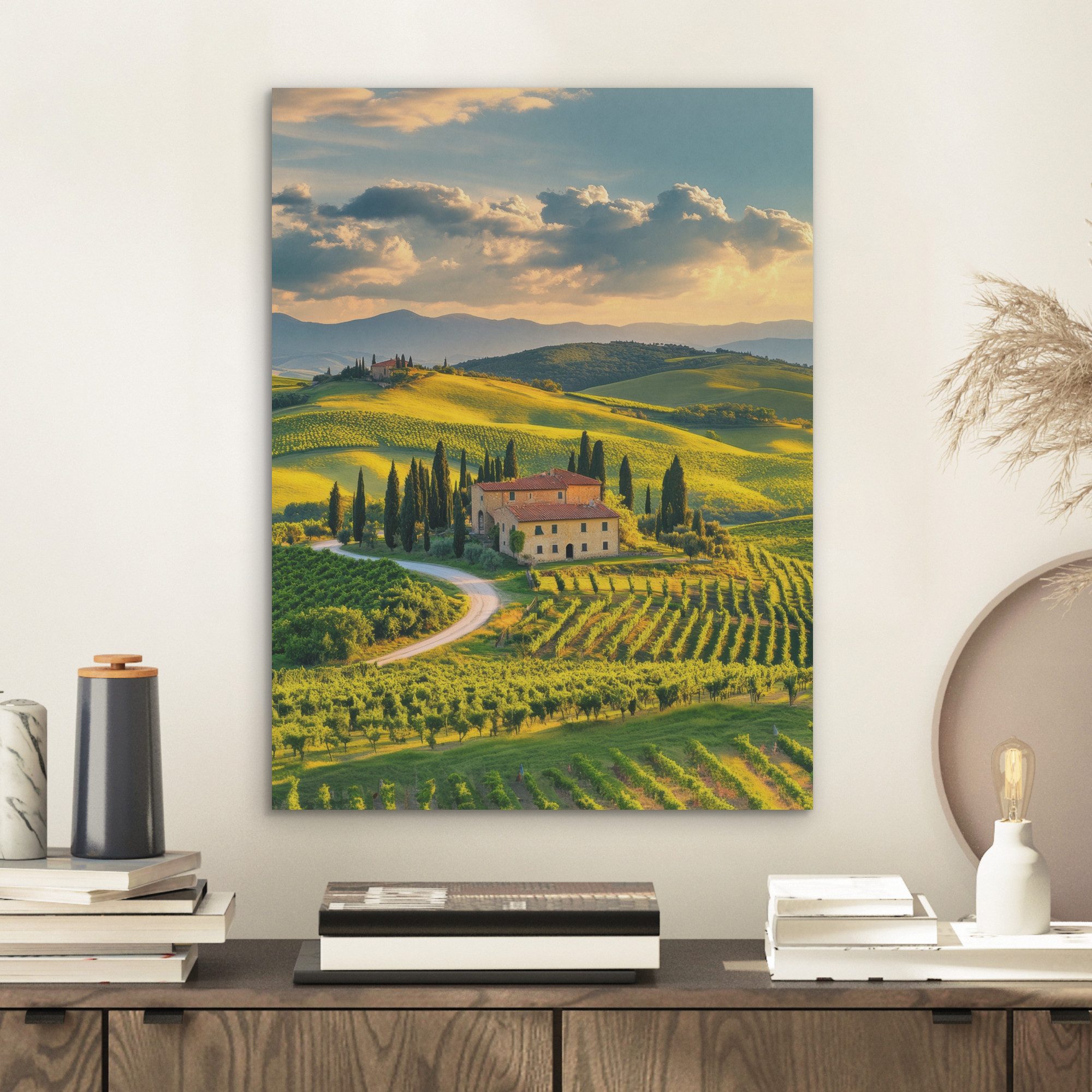 MuchoWow Gemälde Toskana - Landschaft - günstig online kaufen