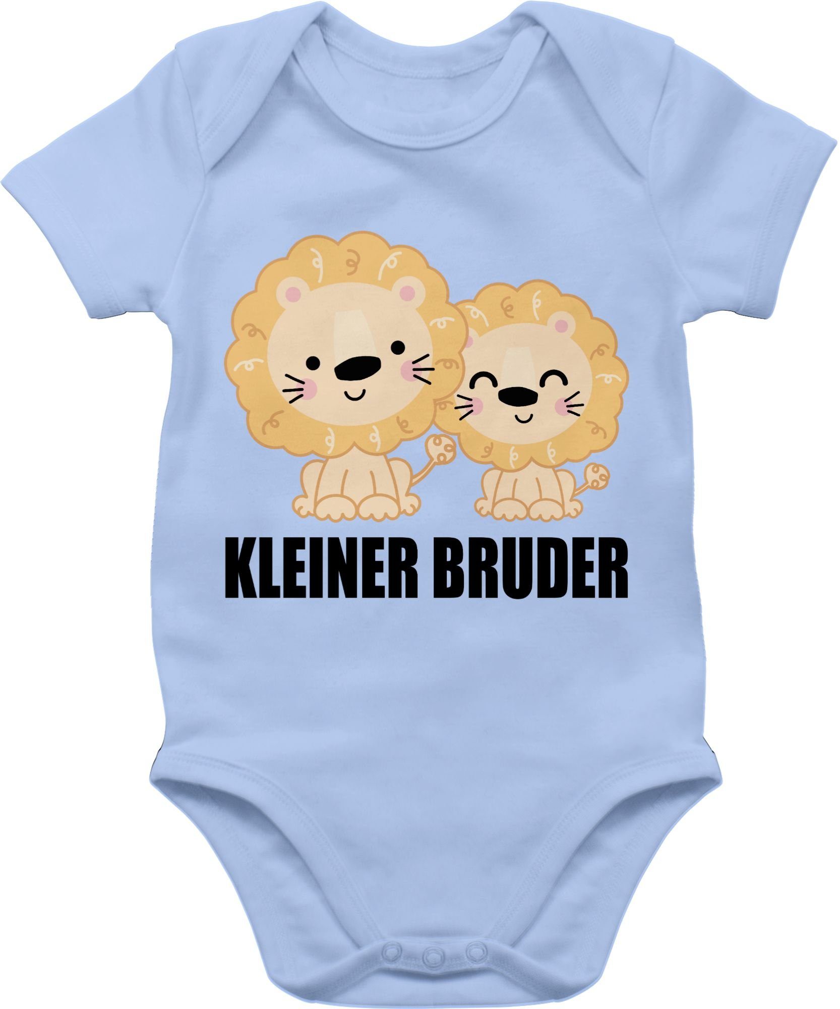 Shirtracer - 1 Babyblau Löwe Bruder Bruder Kleiner Kleiner Shirtbody