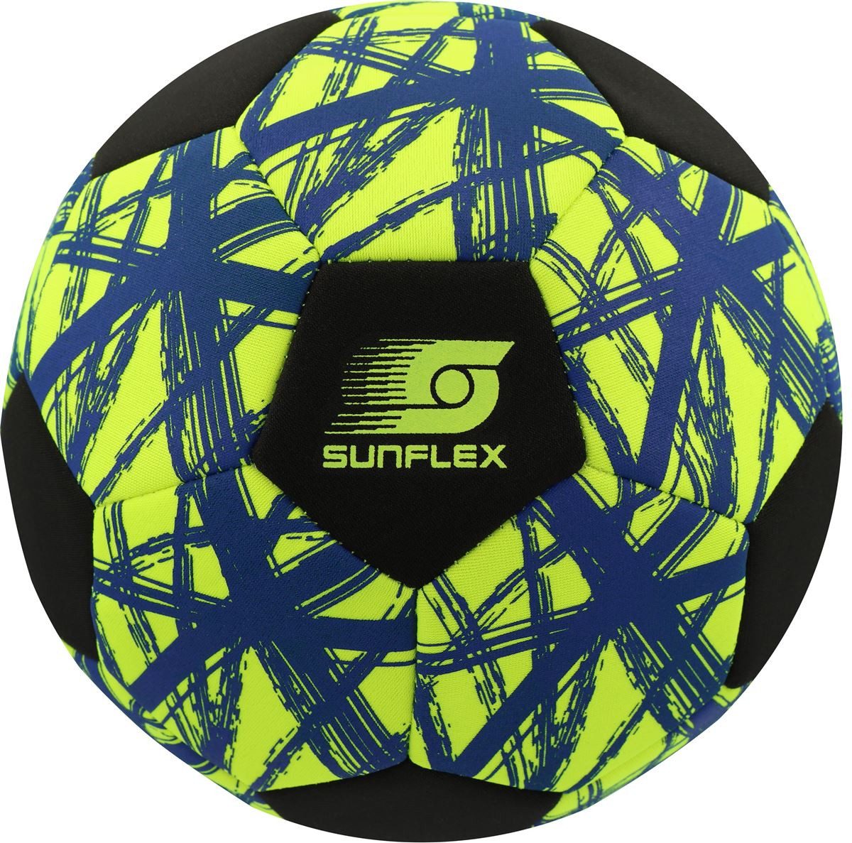 Sunflex Fußball Neopren Fußball Größe 5 Funky Crossed, Soccer Ball Ballsport