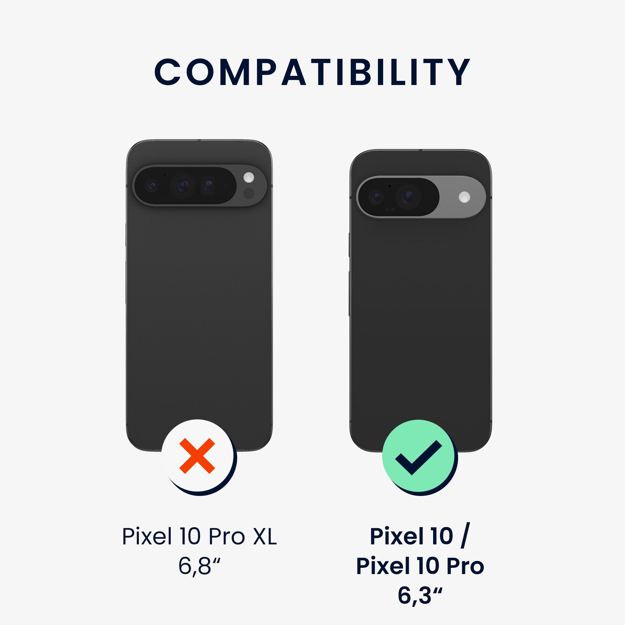 kwmobile Handyhülle Hülle für Google Pixel 10 / Pixel 10 Pro, Handyhülle TPU Cover Bumper Case – Bild 2 von 5