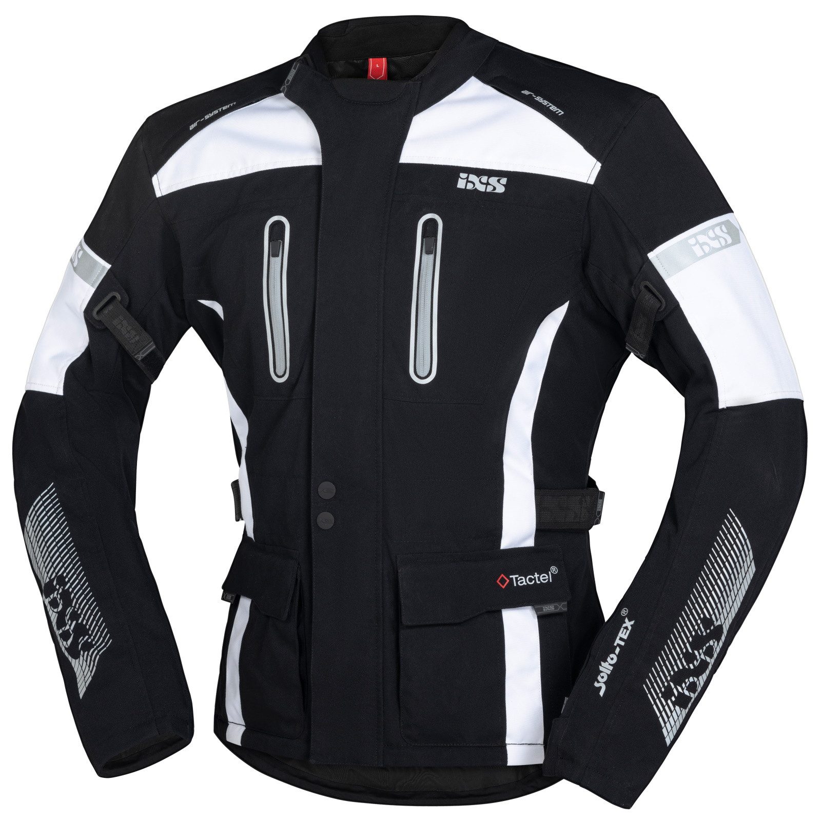 IXS Motorradjacke iXS Pacora-ST Textiljacke Herren schwarz / weiß motorradjacke herren