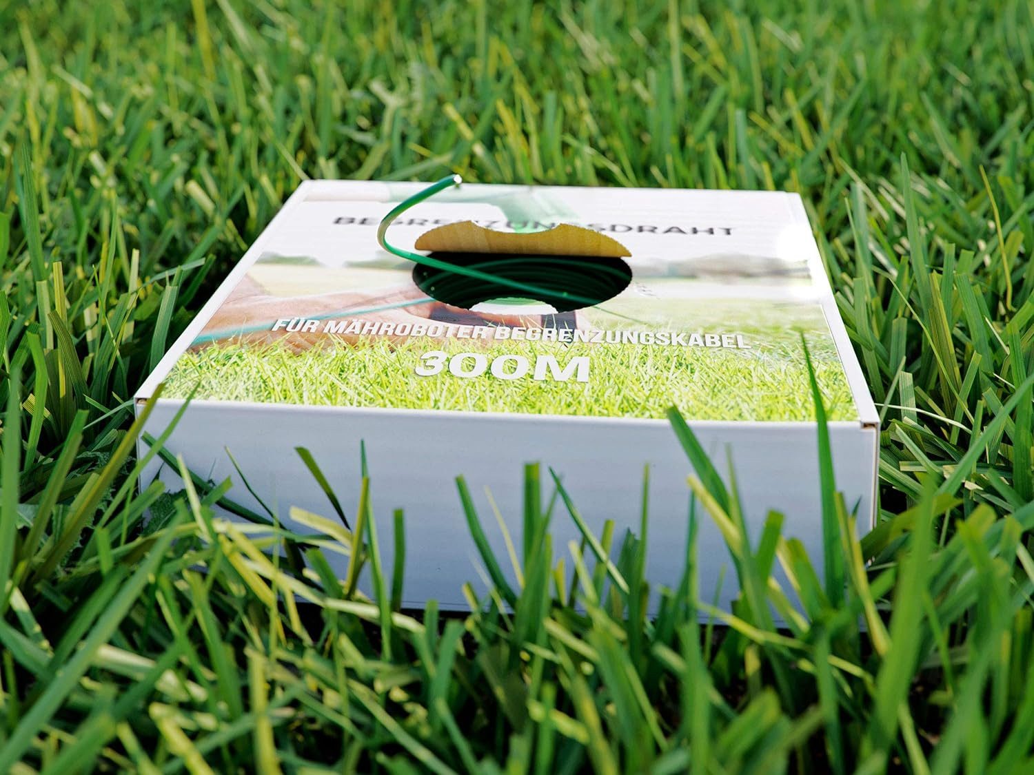 MOWHOUSE Mähroboter Installation Kit - Kabel - Verbinder - Erdnägel Begrenzungskabel, (30000 cm)