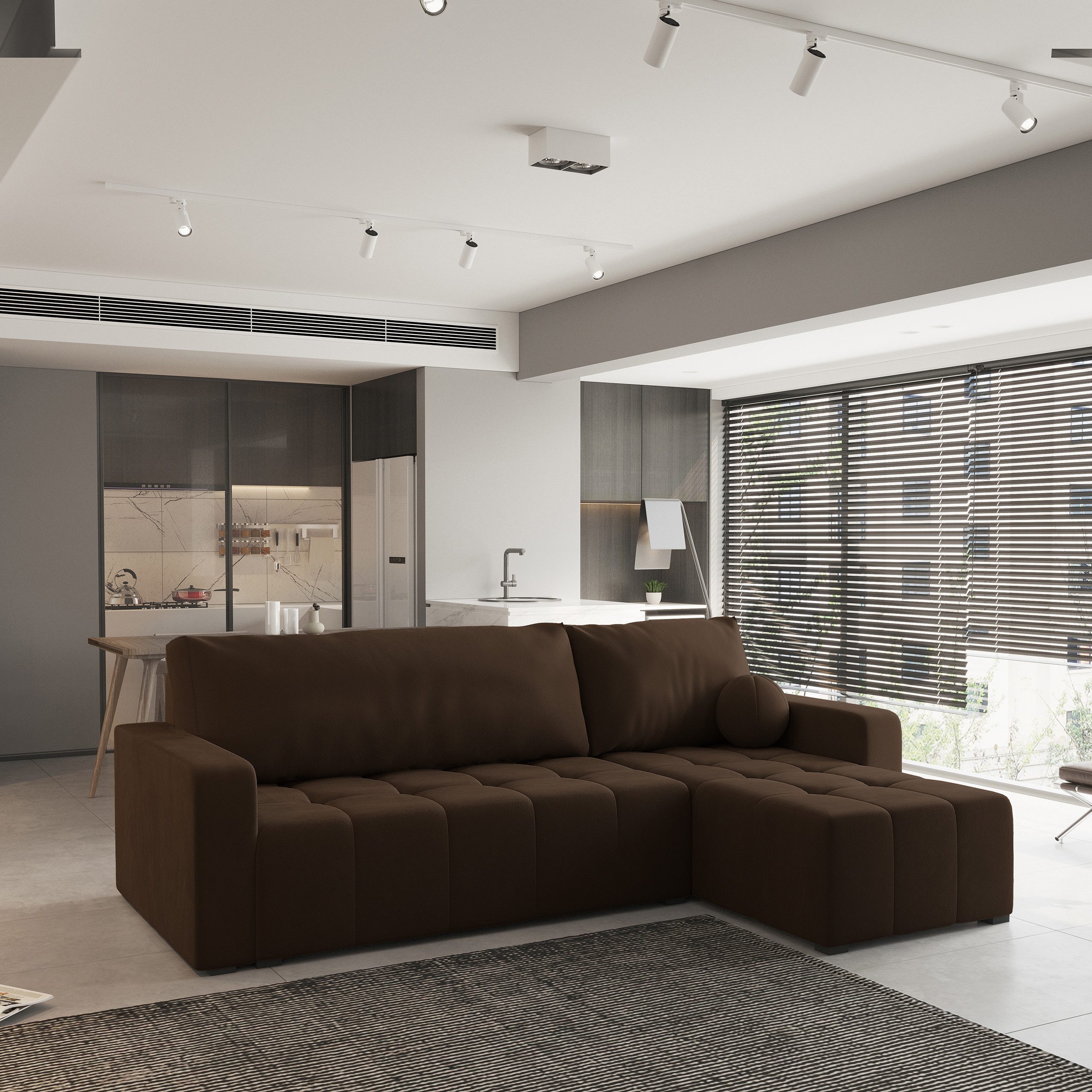 Masseno Ecksofa VOLIRA mit Schlaffunktion L-Form, günstig online kaufen