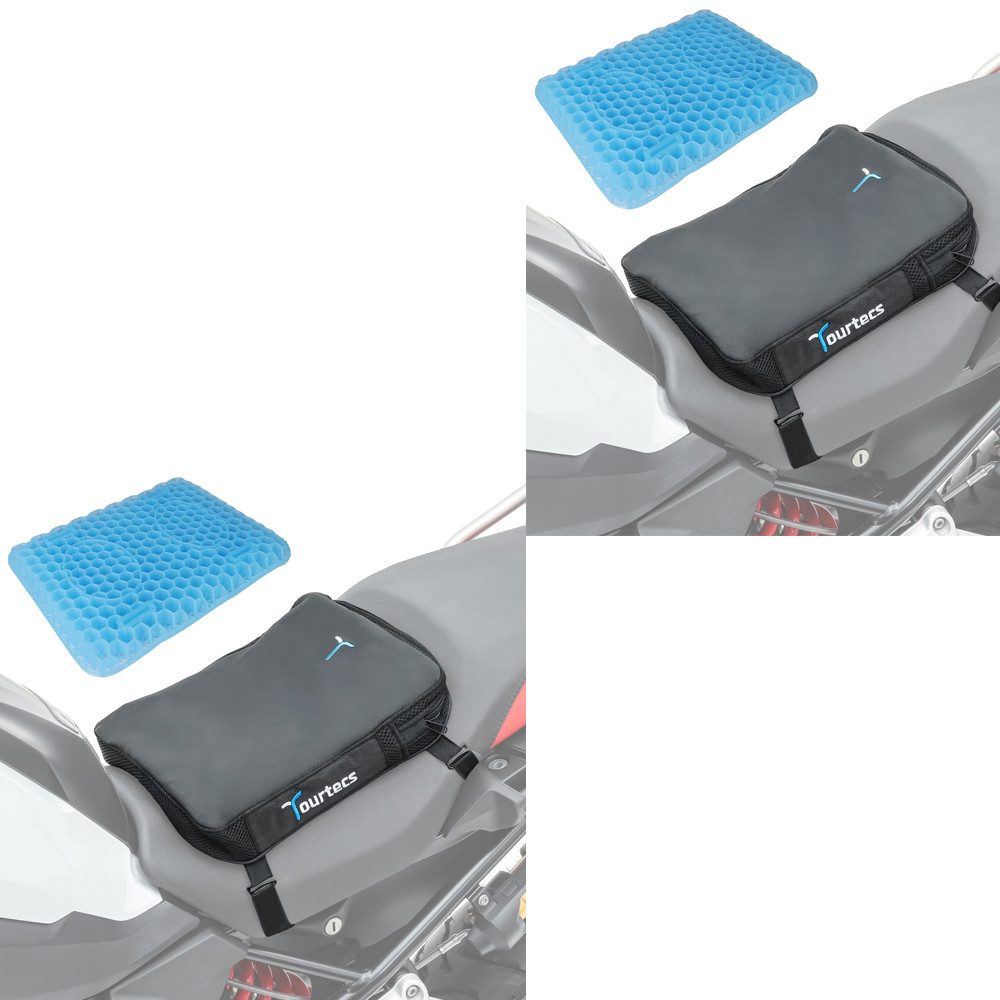 Tourtecs Sitzbank 2x Motorrad Sitzkissen Gel TPE / Gelkissen # S Sitzbank