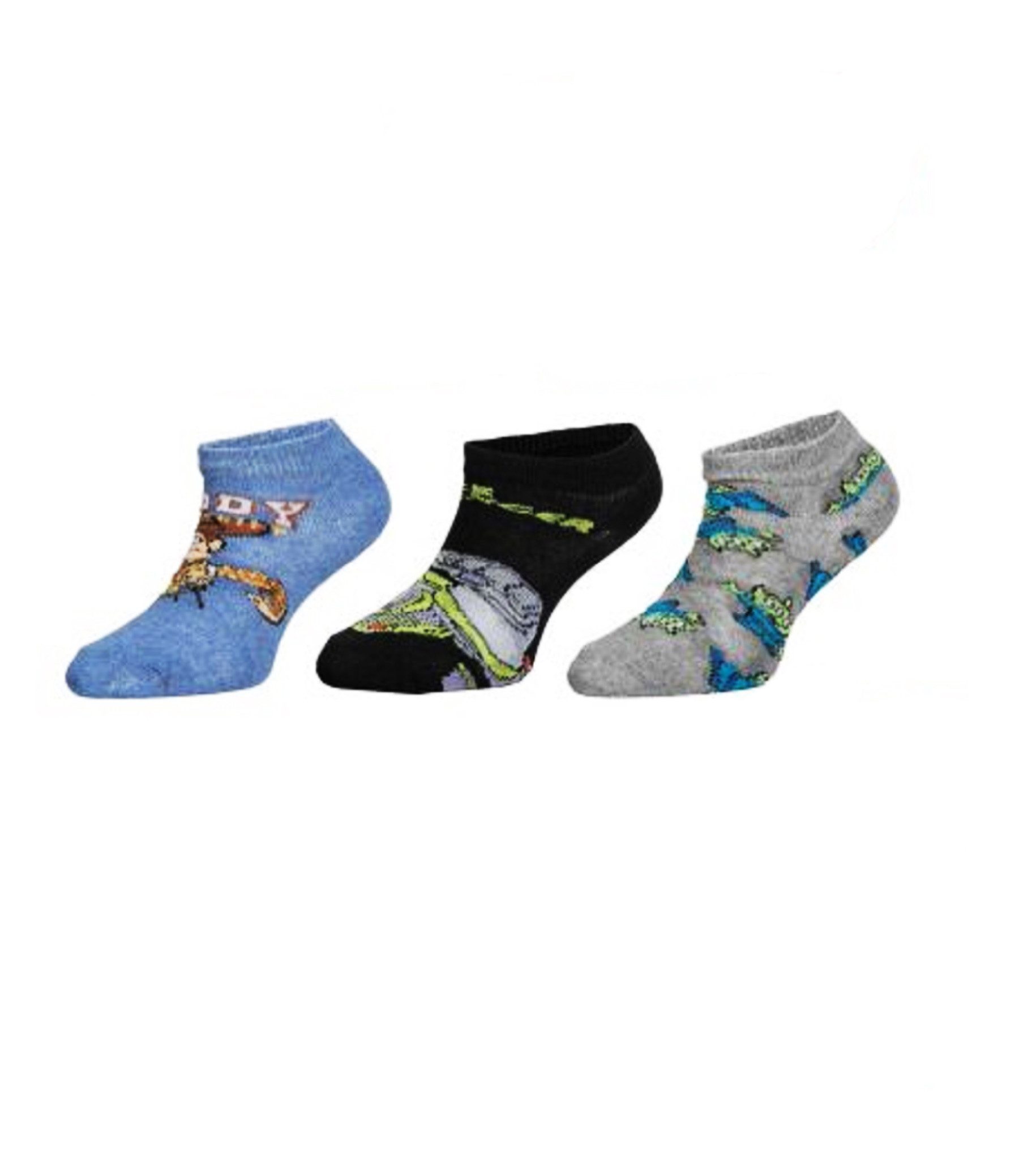 Disney Pixar Toy Story Feinsöckchen Toy Story Sneaker-Socken Set Strümpfe für Kinder (3 Paar)