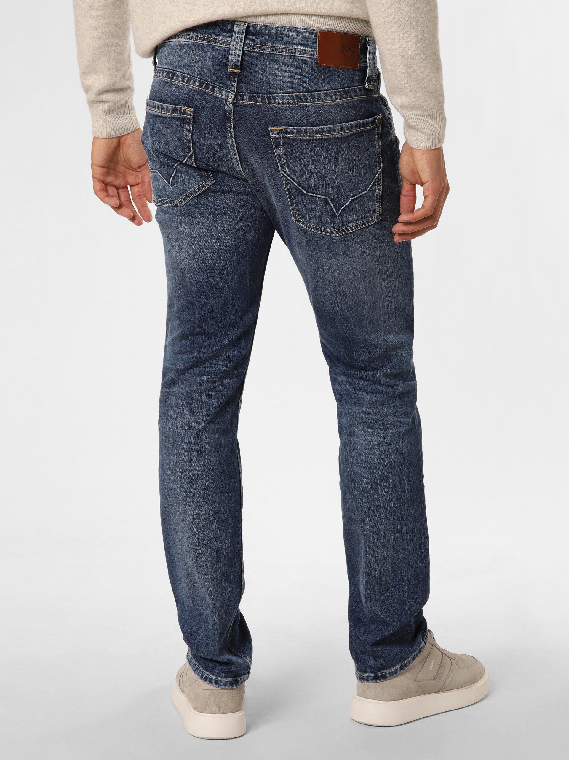 Pepe Jeans Herren Jeans CASH - Regular Fit - Blau - Dark Blue Denim günstig online kaufen