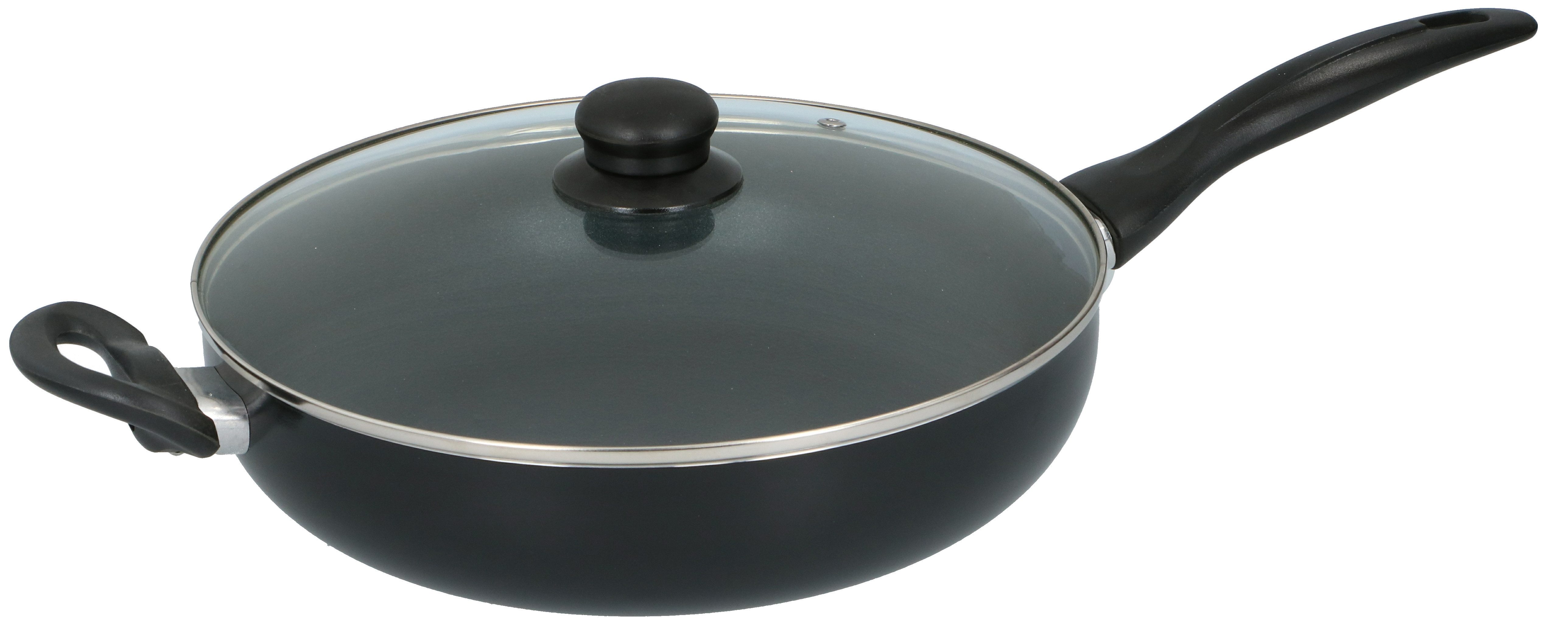 Alpina Grillpfanne alpina Pfanne Ø28cm mit Deckel