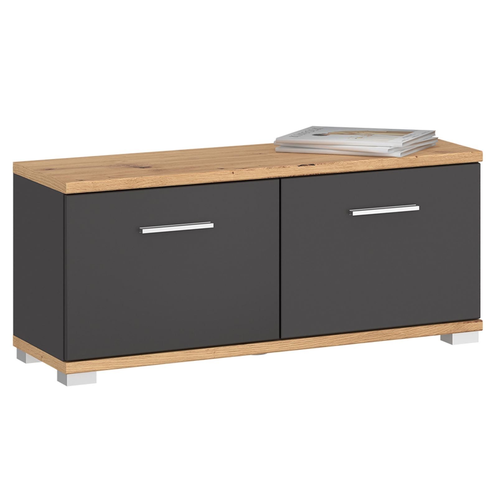 CARO-Möbel Schuhbank BILBAO, Sitzbank Flur mit Stauraum Flurmöbel Truhenban günstig online kaufen