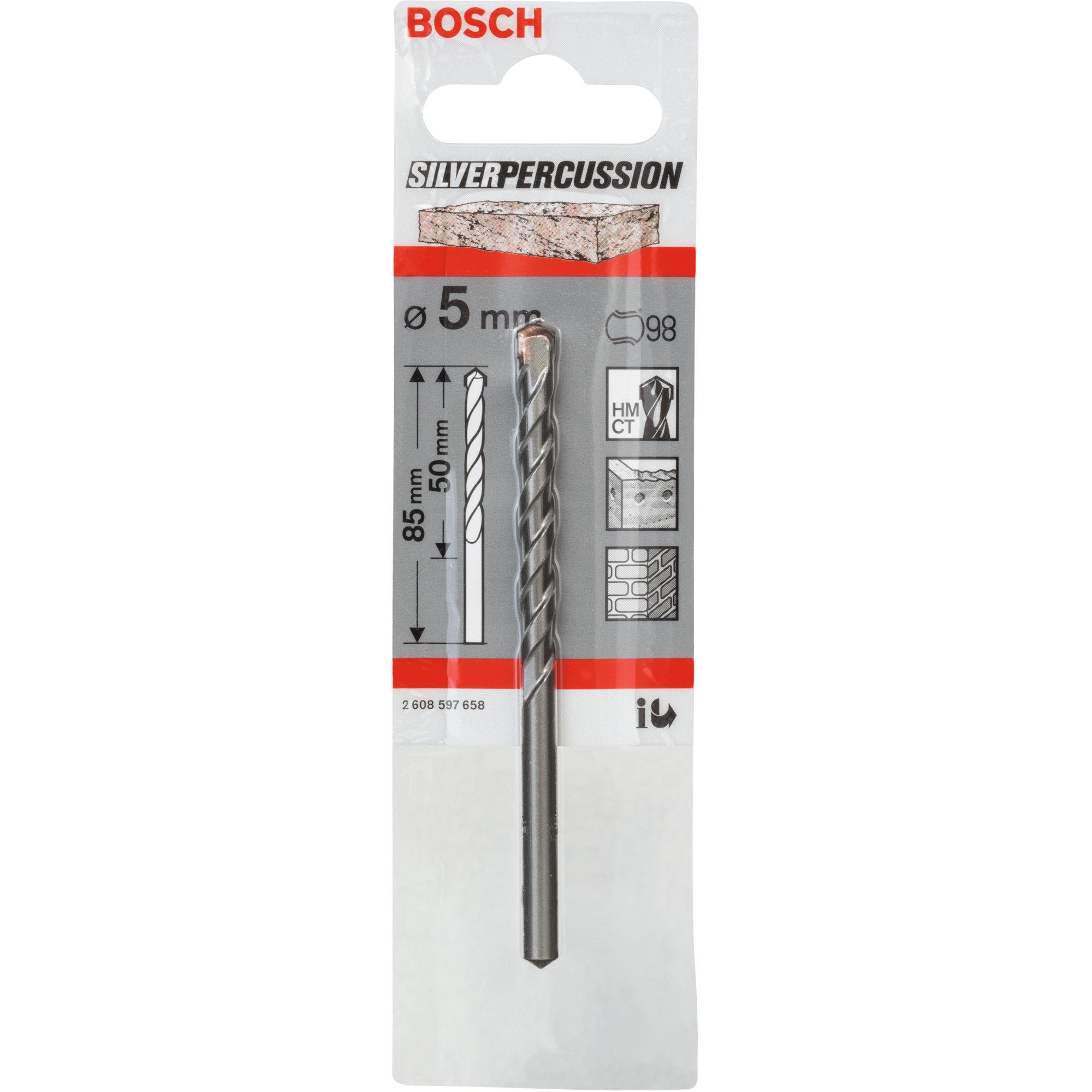 Bosch Professional Bohrer- und Bitset Bosch Professional Betonbohrer CYL-3, Ø 5mm