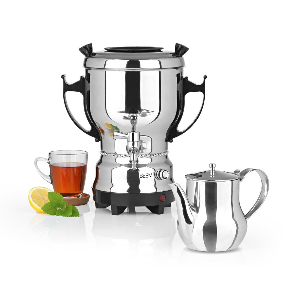 BEEM Samowar Teekocher Hotel Gastronomie Heißwasserspender, 2200 W, 2030 3l