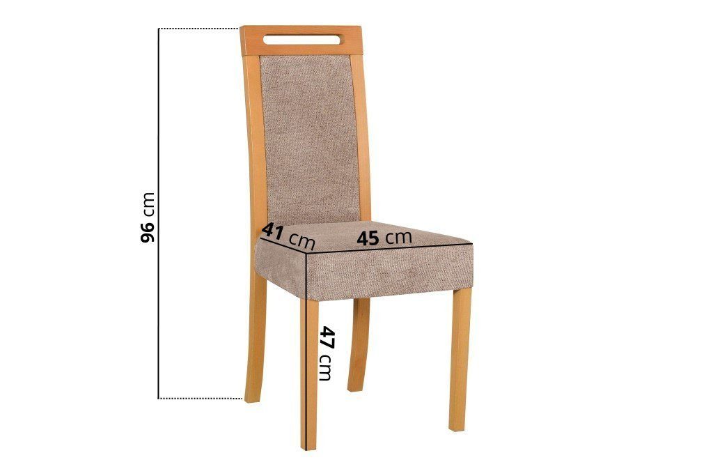 Beautysofa Esszimmerstuhl Moderner gepolsterter bequemer Stuhl günstig online kaufen
