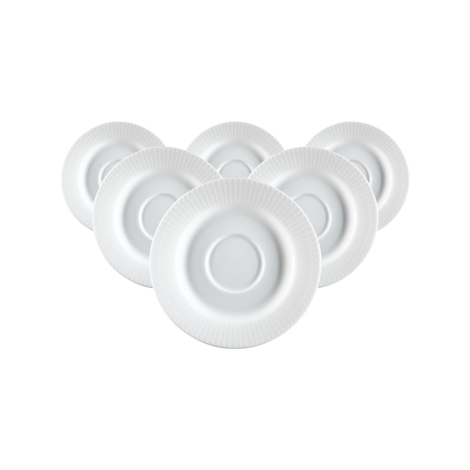 Ritzenhoff & Breker Untertasse Sofia Kaffeeuntertassen ø 15,5 cm 6er Set, (6 St)