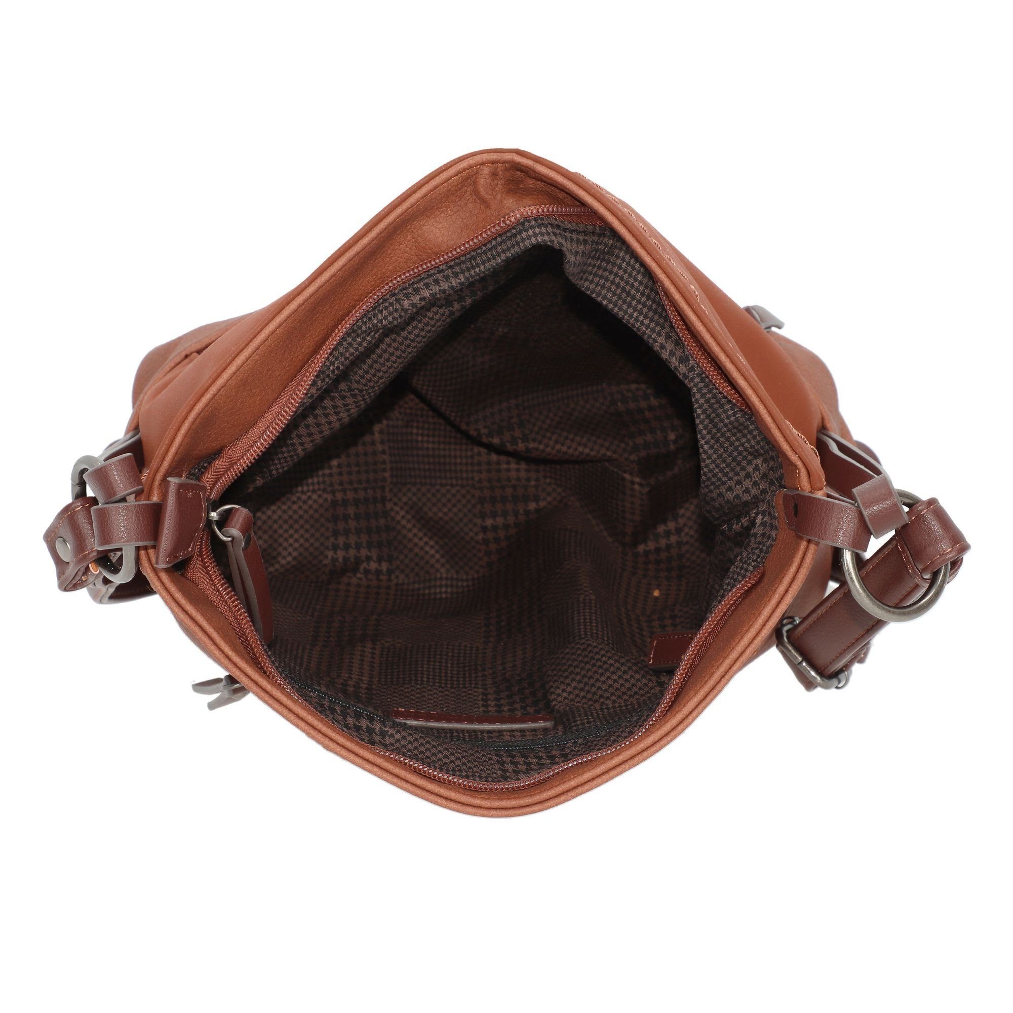 TOM TAILOR Umhängetasche Elin, Polyurethan