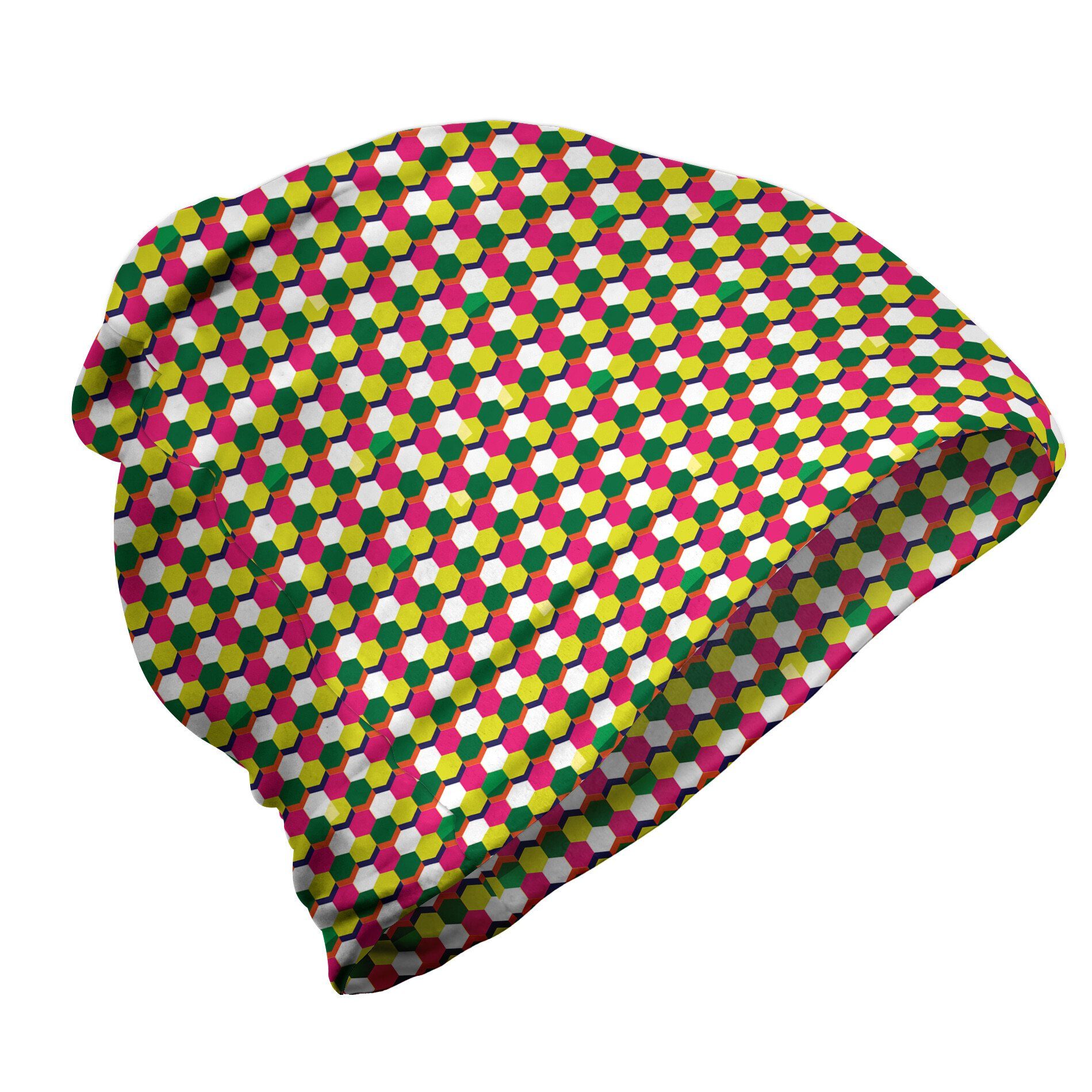 Abakuhaus Beanie Wandern Hexagons Abstrakt Freien Pattern Wiederholung Die im