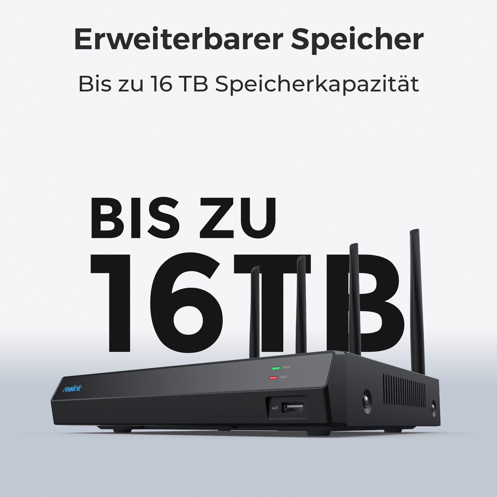 Reolink Überwachungskamera NVS12-8MB4W WiFi System (Außenbereich)