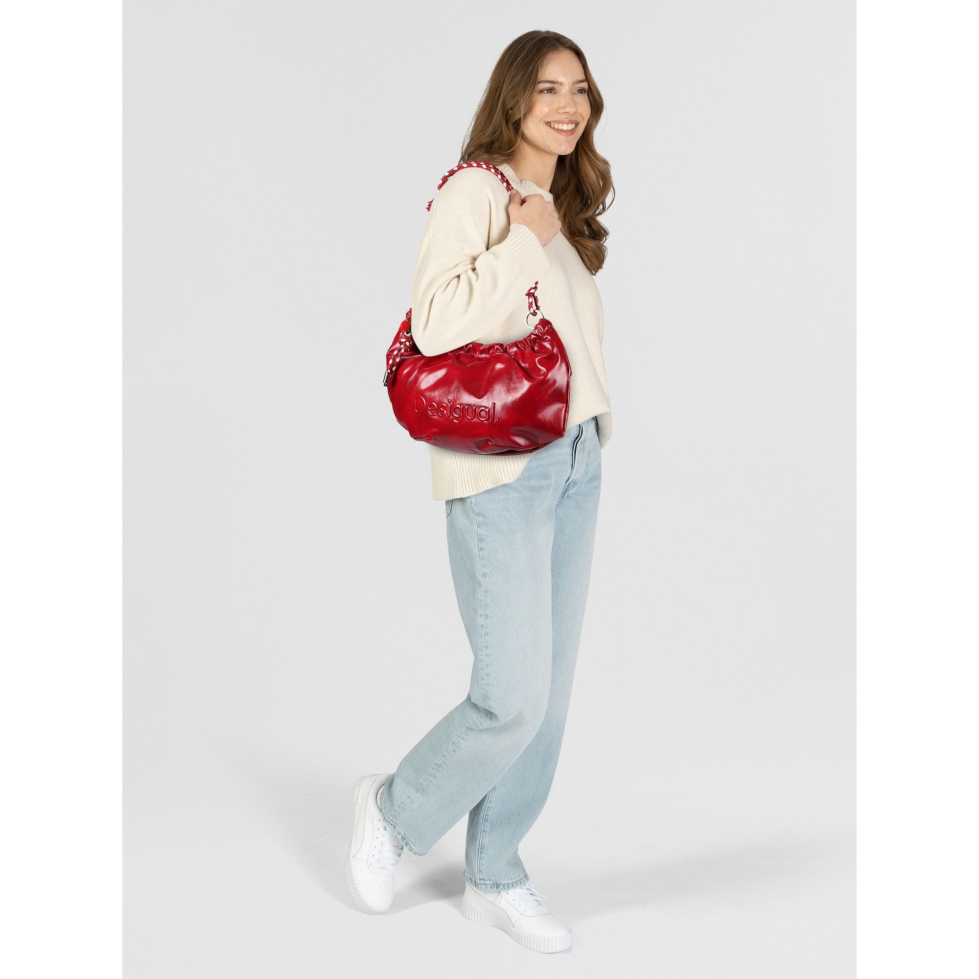 Desigual Schultertasche Half, Polyurethan