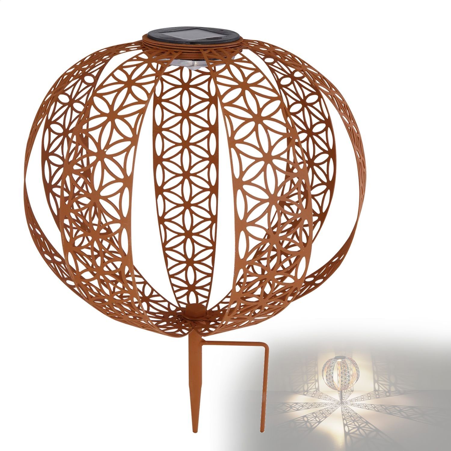 bmf-versand LED Solarleuchte Solarleuchte Garten Kugel 30cm Solarlampe Auße günstig online kaufen