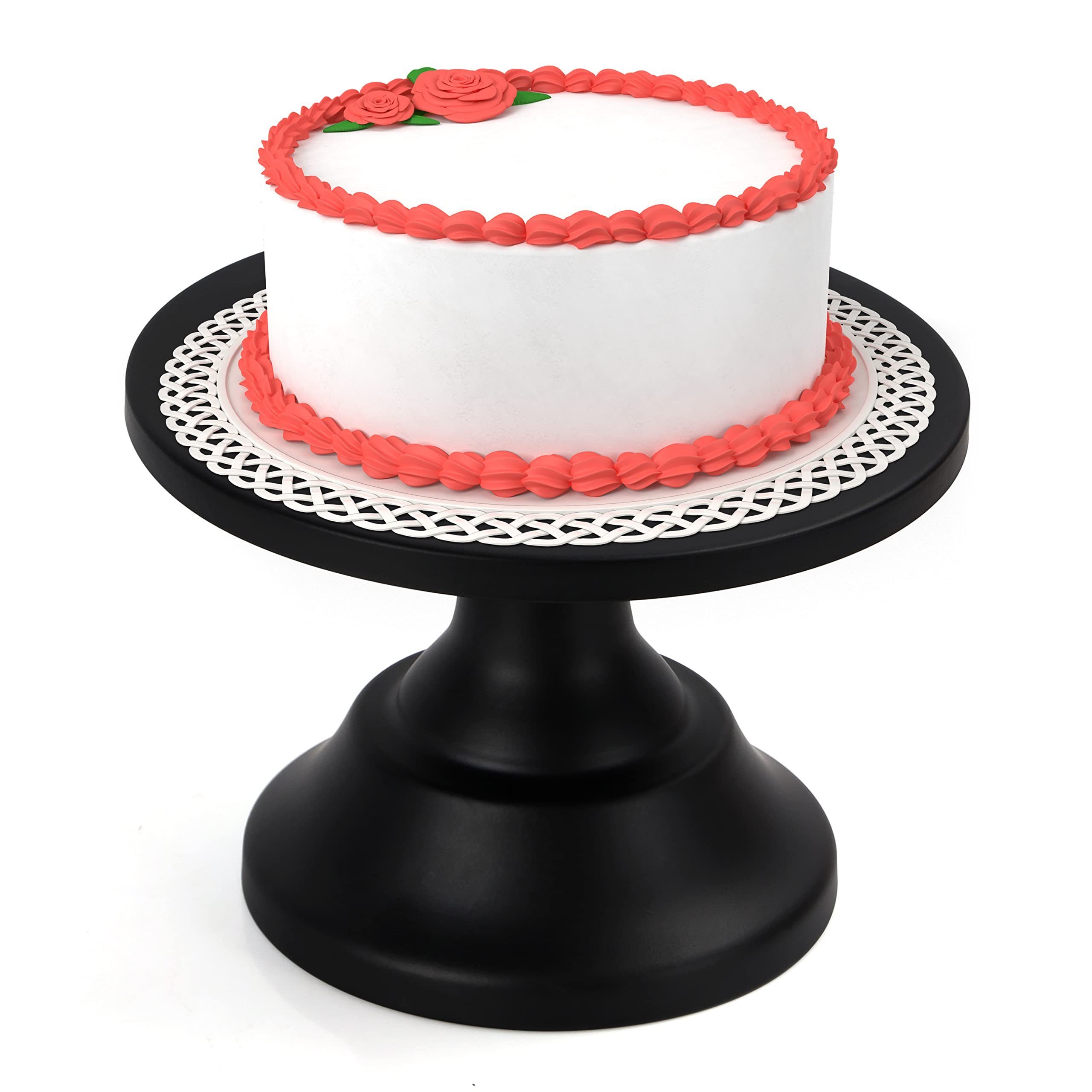 - Vous 19,7 cm 19.7 Cupcake Metal Belle Vorratsdose - cm Cake Metall, Cupcake Ständer, Kuchenplatte Metall - - Stand Plate