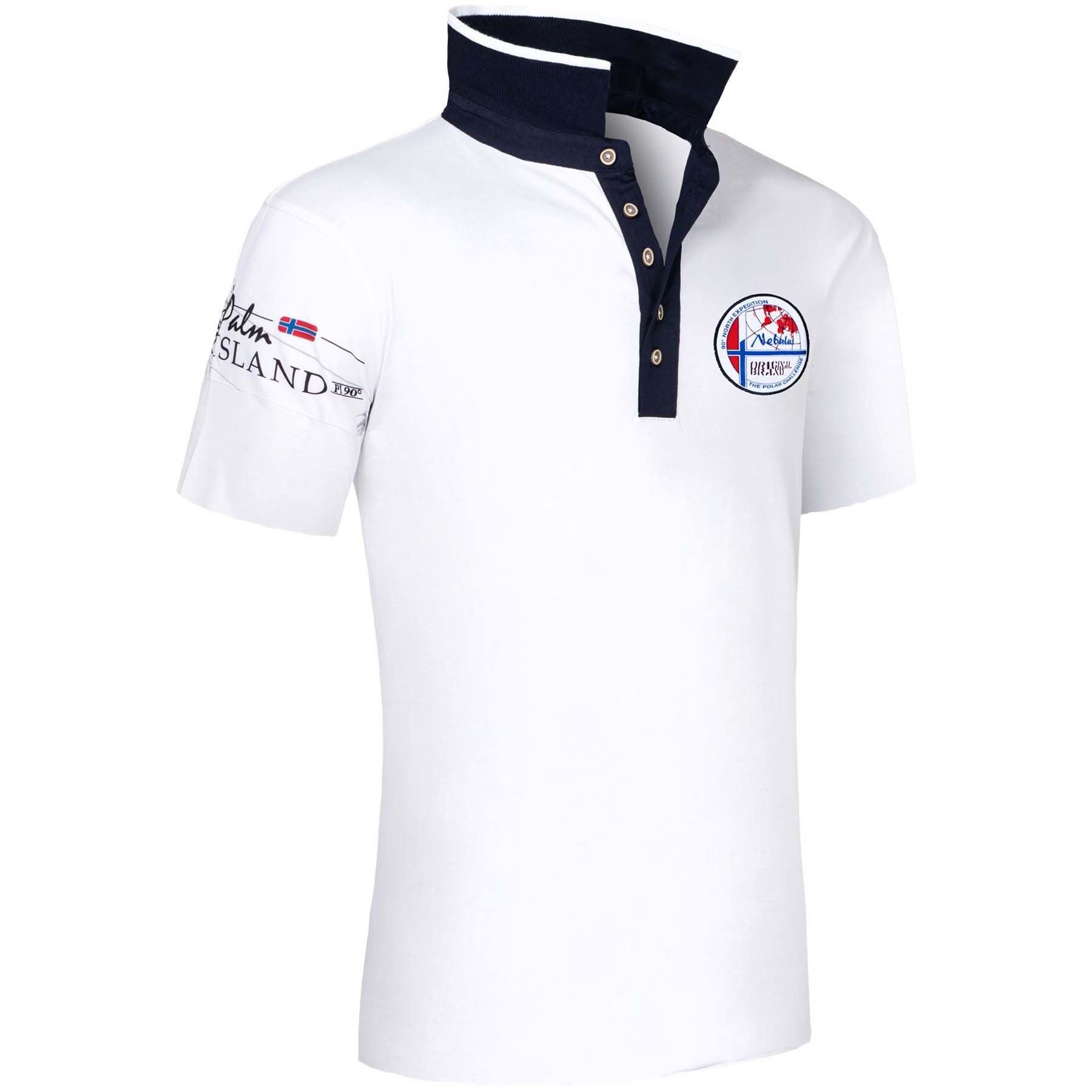 Nebulus Poloshirt PAITAS, P4035 - Herren, weiß, XXL günstig online kaufen
