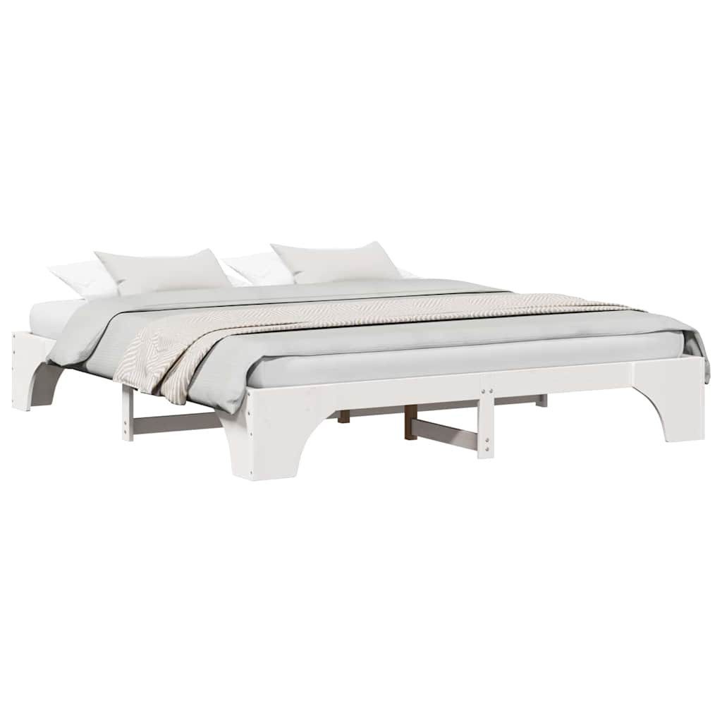 vidaXL Bett Bettgestell Weiß 200 x günstig online kaufen