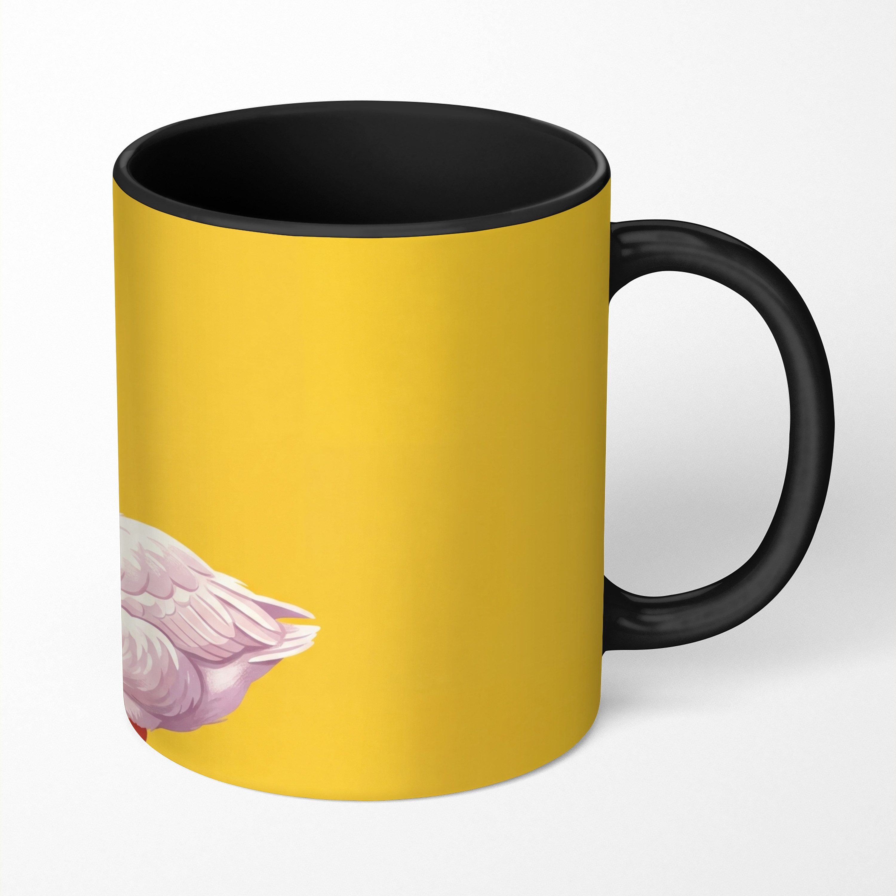 MuchoWow Tasse Duck - Sonnenbrille - Gelb, 1-tlg., Keramik, Farbwechsel, Kaffee Tassen, Teetasse, Zaubertasse, Geschenk