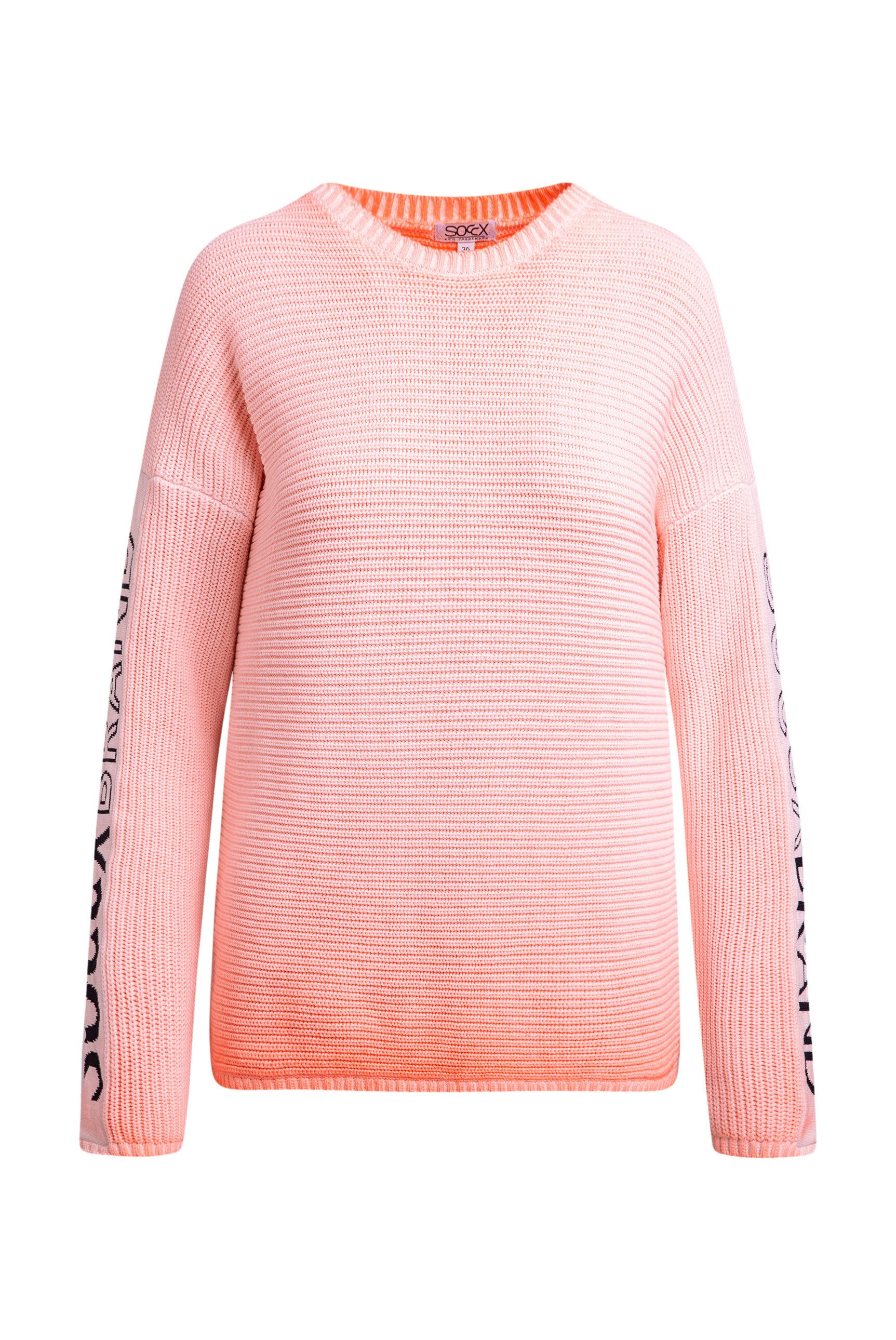 SOCCX Rundhalspullover aus Baumwolle günstig online kaufen