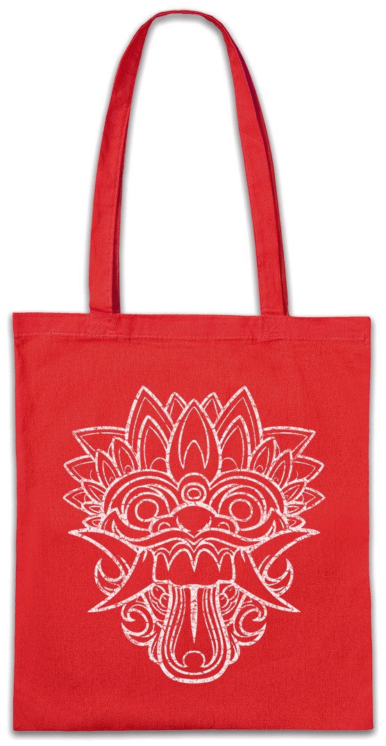 Urban Backwoods Beuteltasche Chinese Dragon Head I Stofftasche Drache Drachen China Maske Mask Asia (1-tlg), Asien Asian Chinesischer Drache